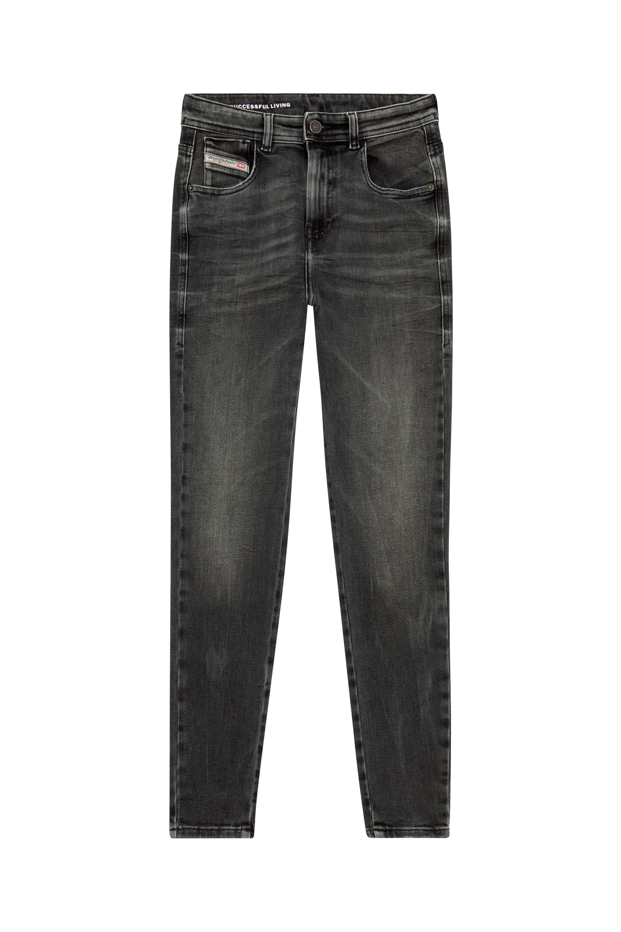 Diesel - Woman Super skinny Jeans 1984 Slandy-High 09H87, Black/Dark grey - Image 1