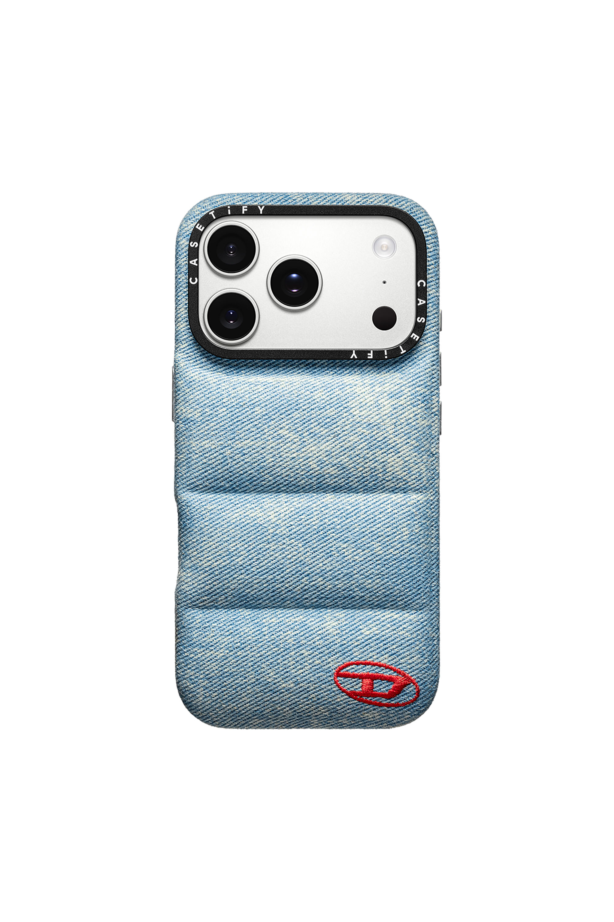 Diesel - 60609 MOULDED CASE, Unisex's Puffer case for iPhone 17 Pro Max in Blue - 1