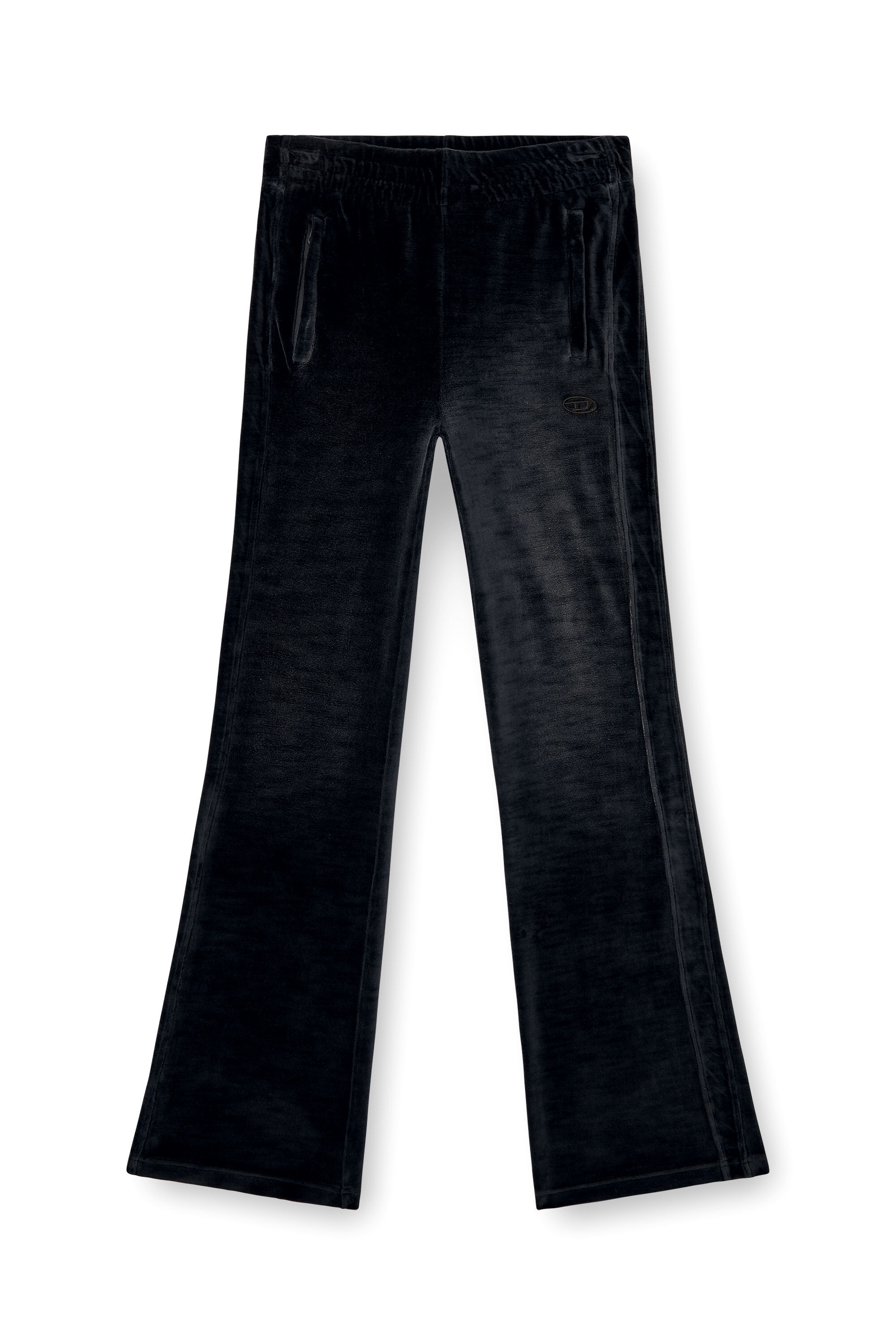 Diesel - P-ELY-Q1, Woman's Wide leg sweatpants in Black - 2