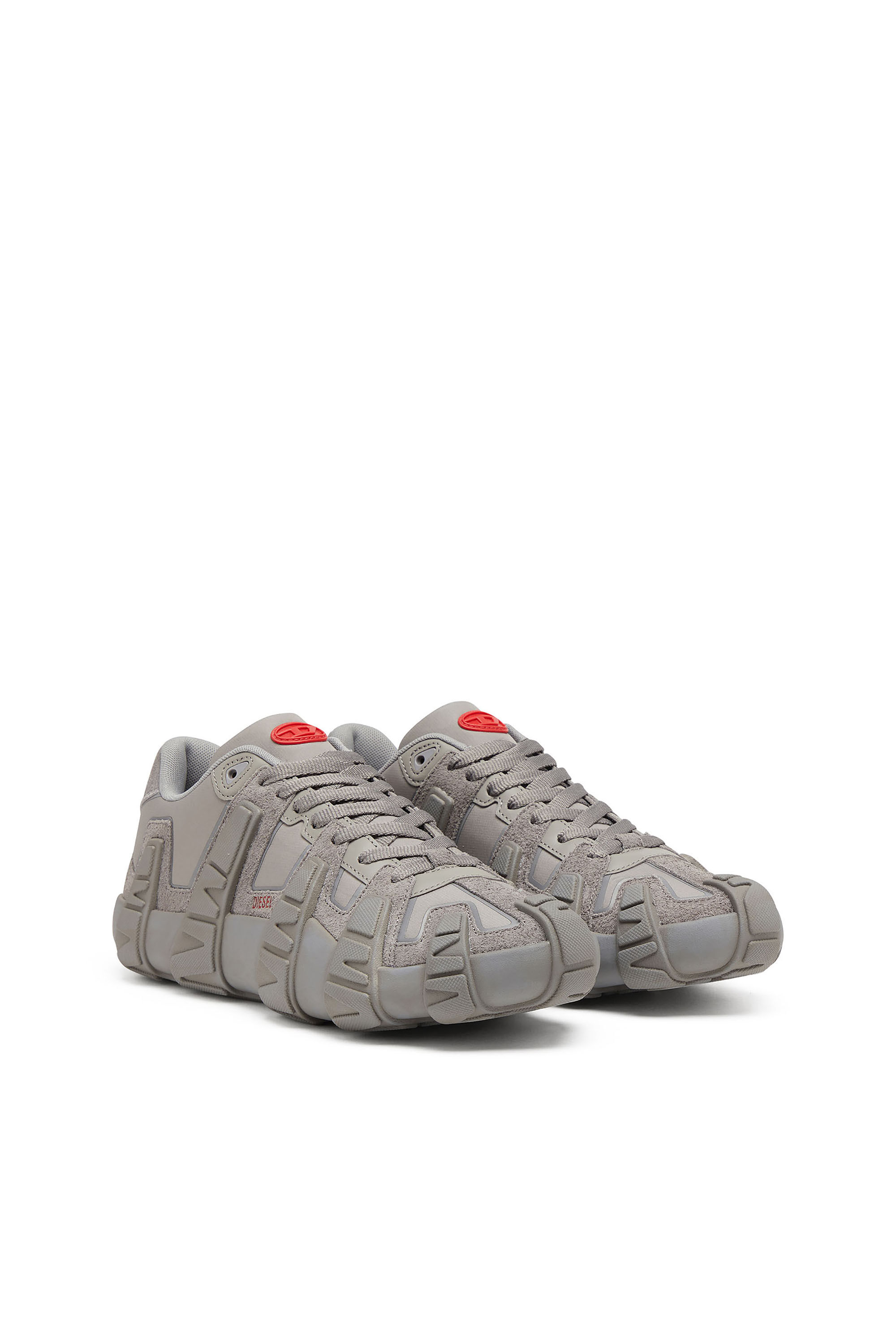 Diesel - S-D-GRIFFE LOW, Man's S-D-Griffe - Nylon sneakers in Grey - 2