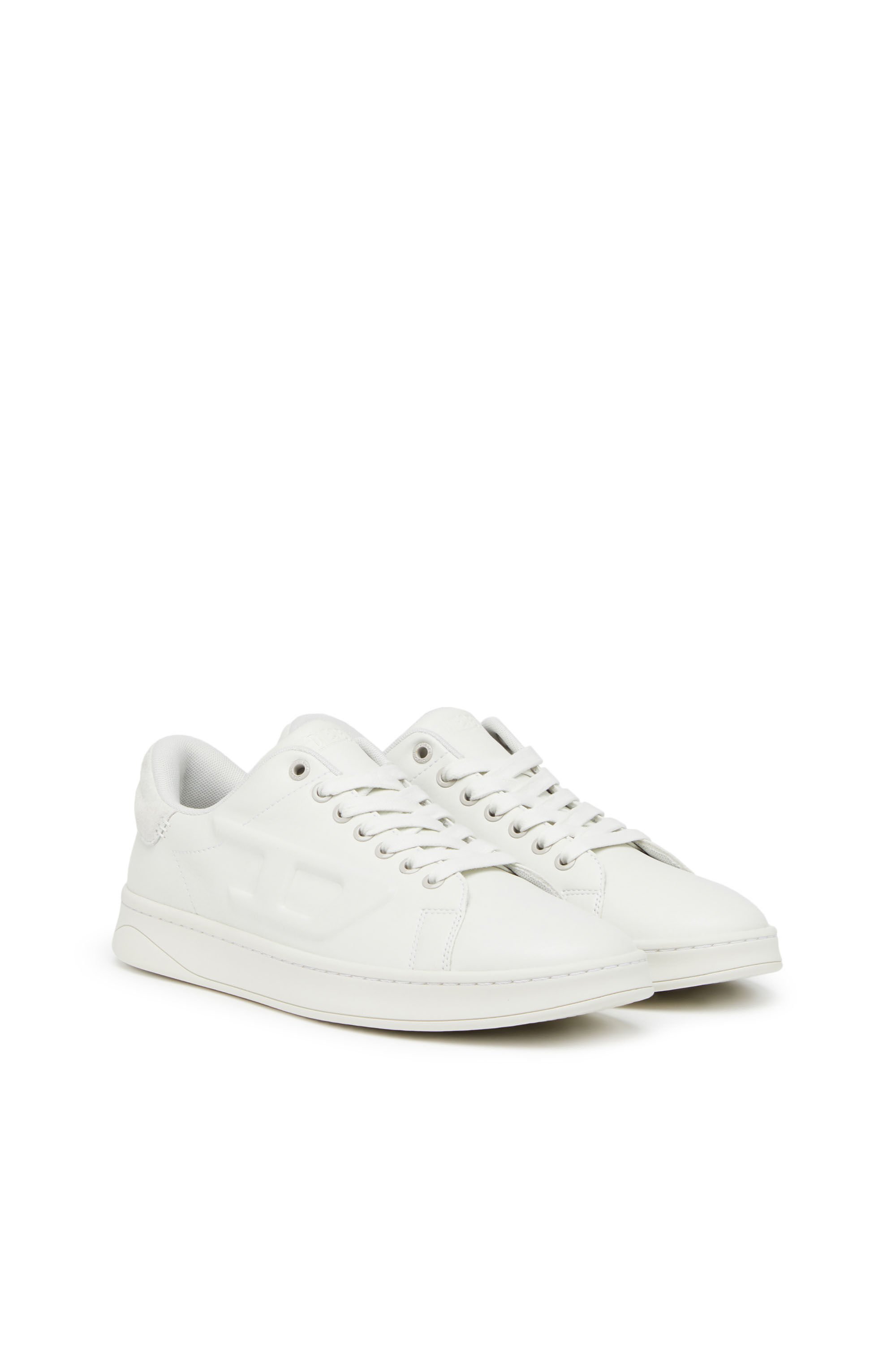 Diesel - S-ATHENE LOW W, Woman S-Athene Low-Sneakers with embossed D logo in White - Image 2