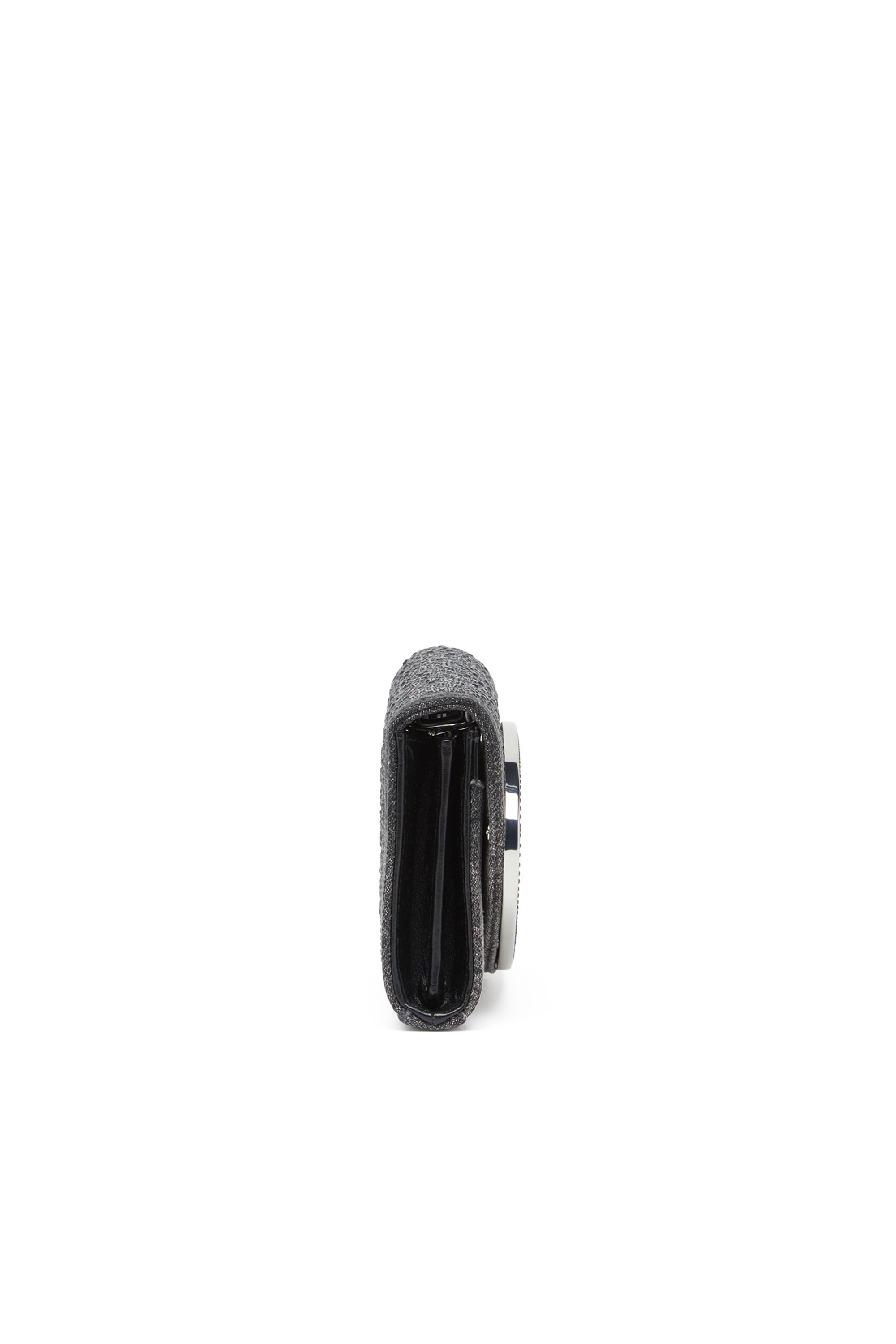 Women's Wallet purse in crystal denim | Black | Diesel