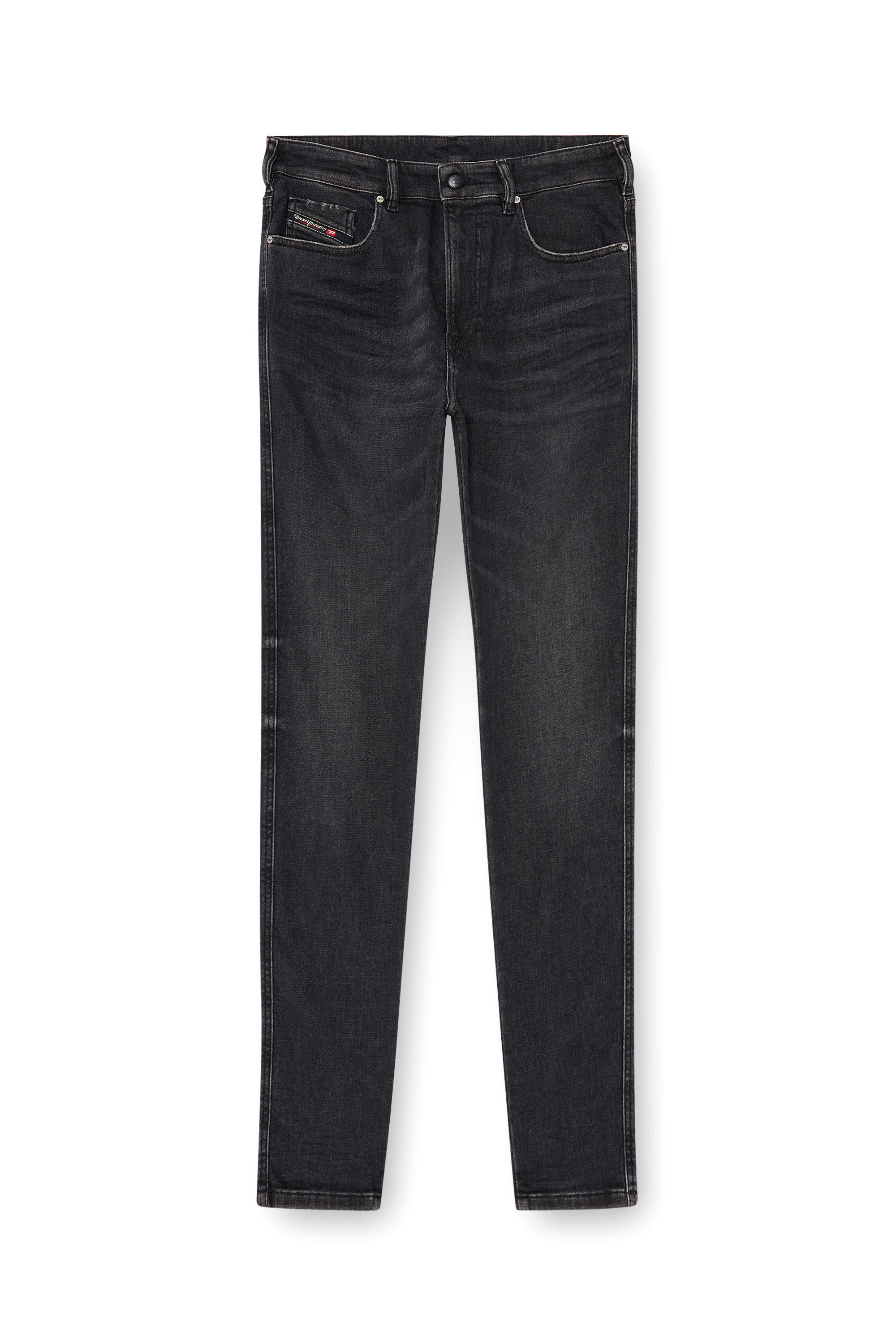Diesel - Man's Slim 2062 D-Strukt Joggjeans&reg; 09P92, Black/Dark grey - 4