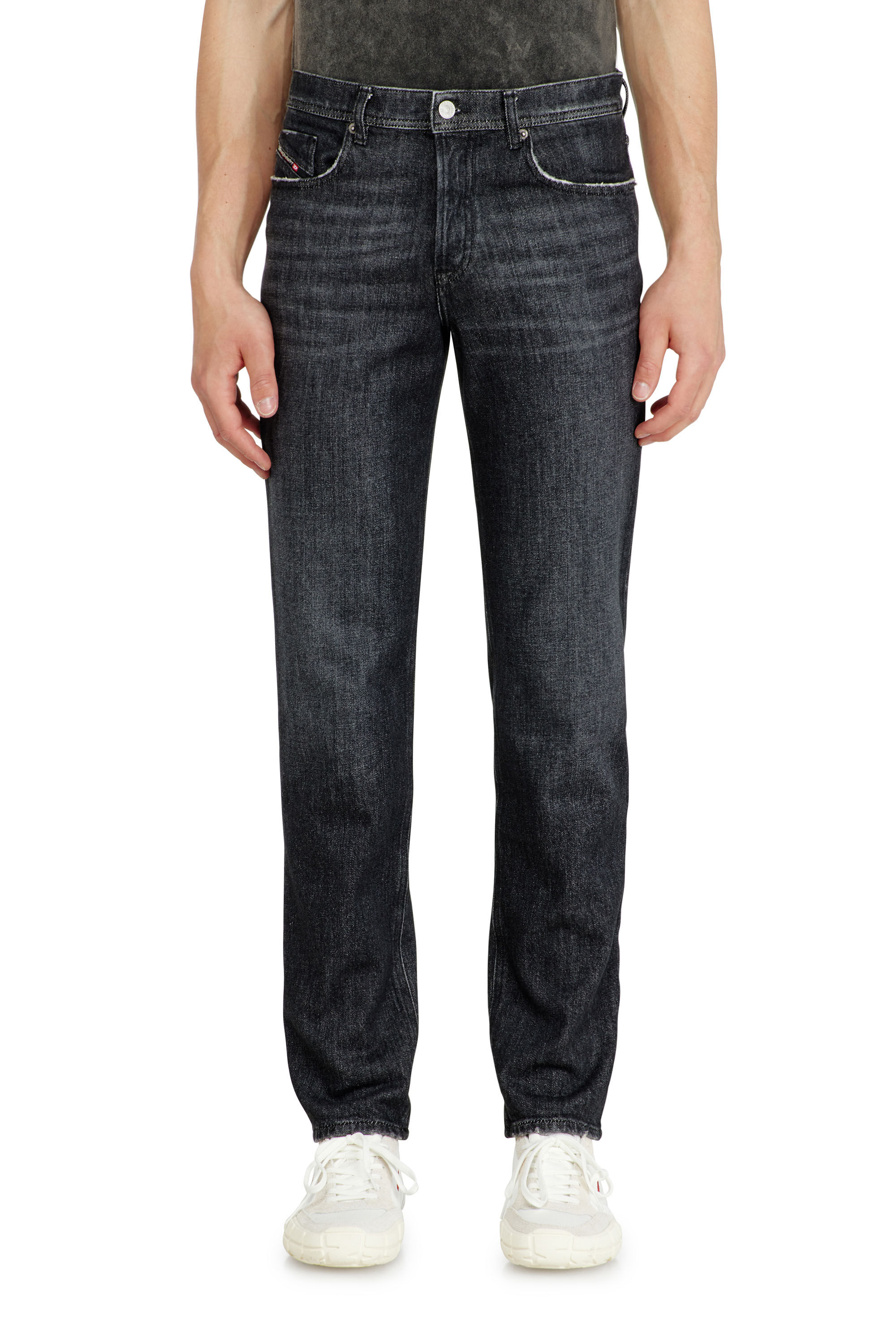 Diesel - Man's Regular Jeans 2023 D-Finitive 09P79, Black/Dark grey - 4