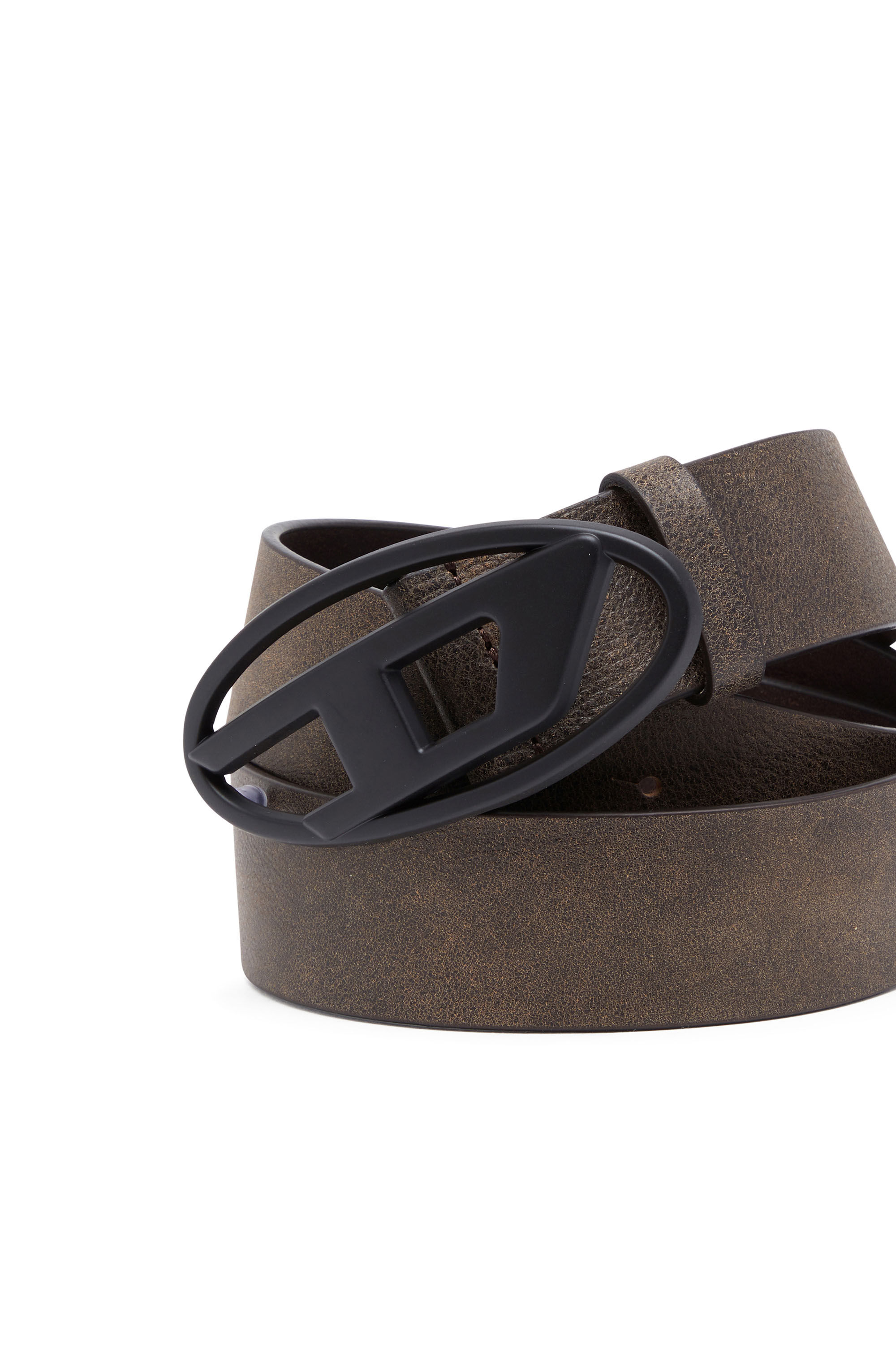 B-1DR Woman Belt in treated leather | Brown | Diesel