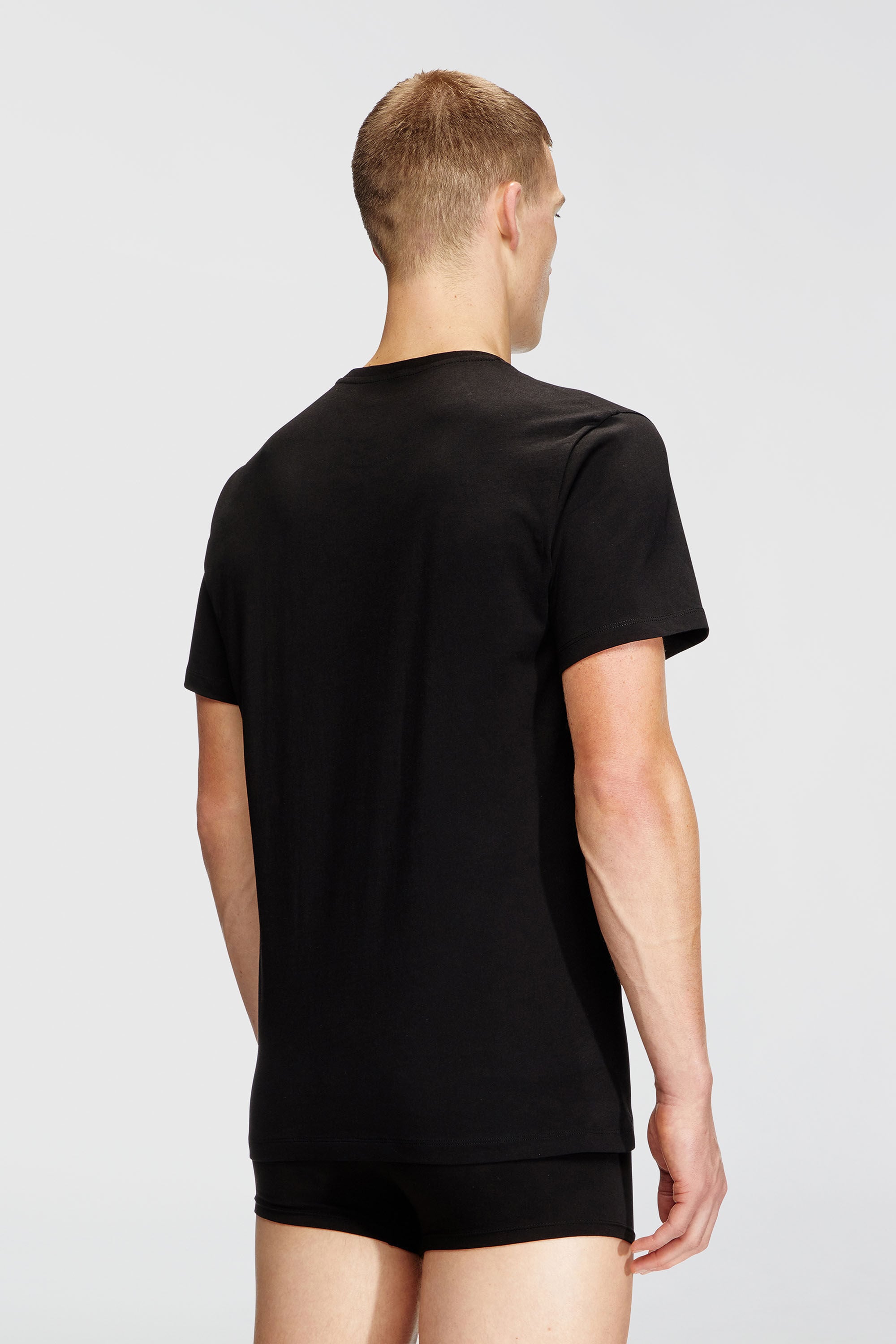 Diesel - RANDAL-D-BOX-3PACK, Man's Three-pack of T-shirts in Black - 4