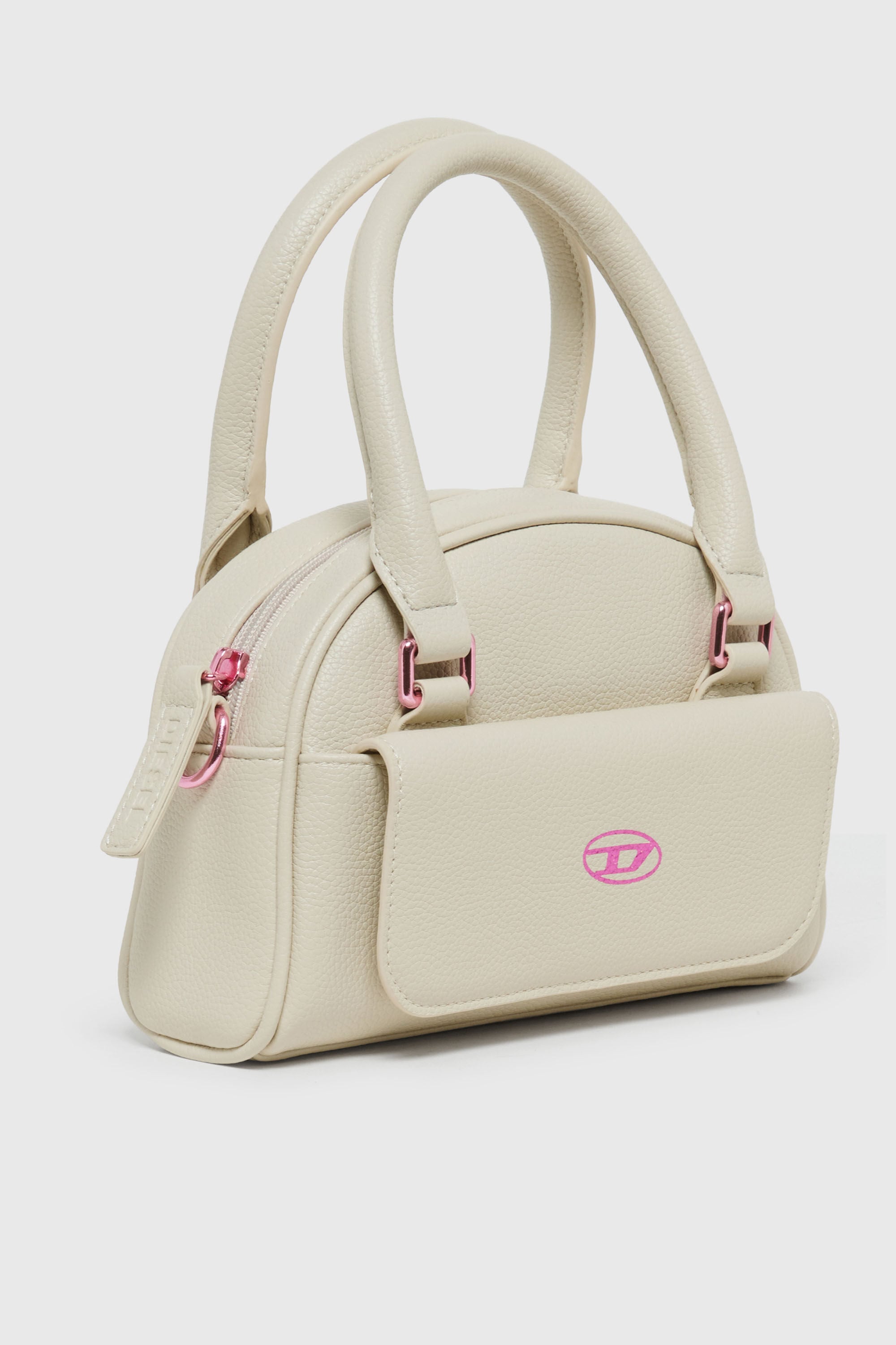 Diesel - WREDY, Woman's WREDY - Bag in grainy coated fabric in White - 3