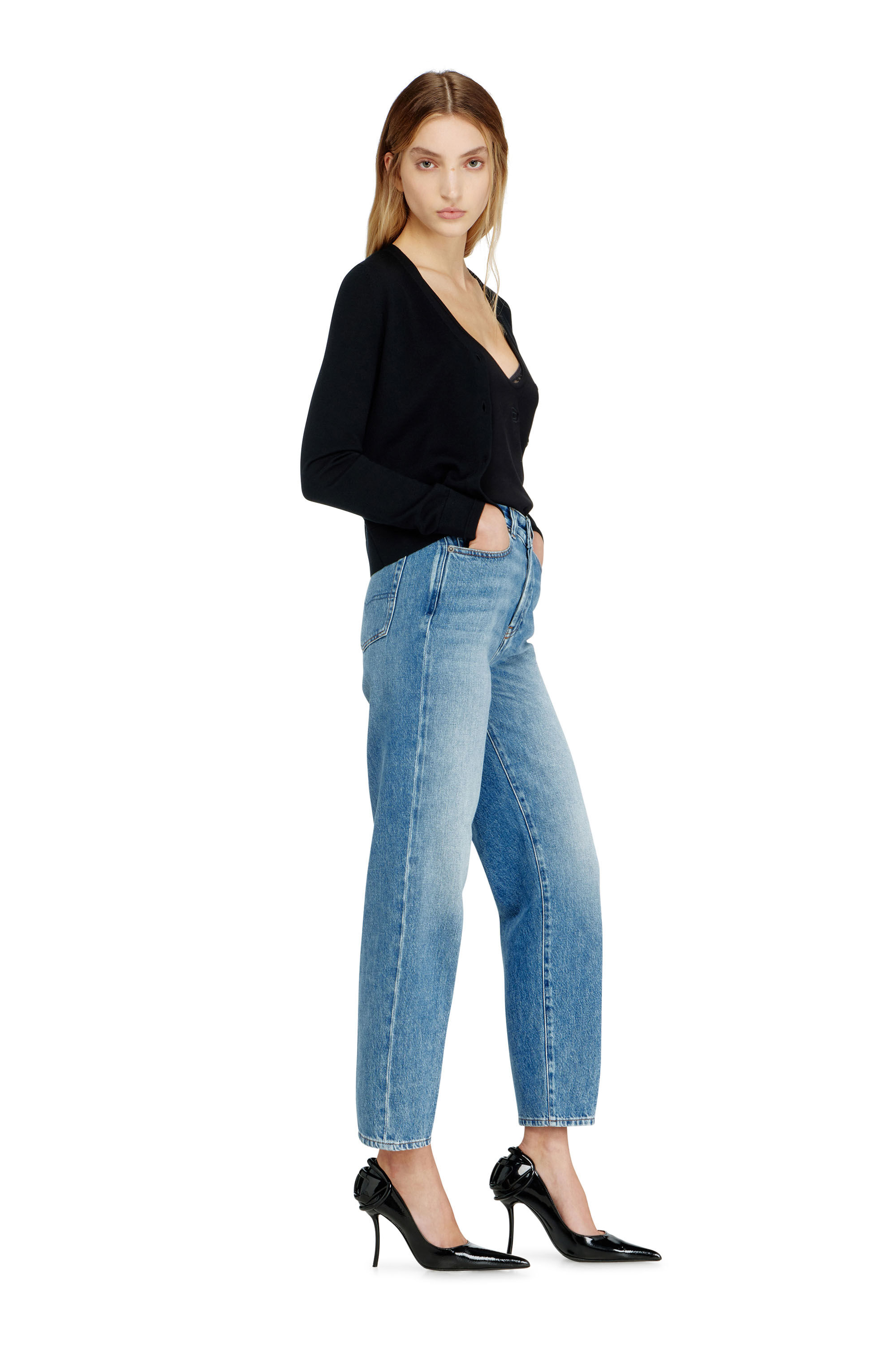 Diesel - Woman's Regular Jeans 1981 D-Went 09Q07, Light Blue - 2