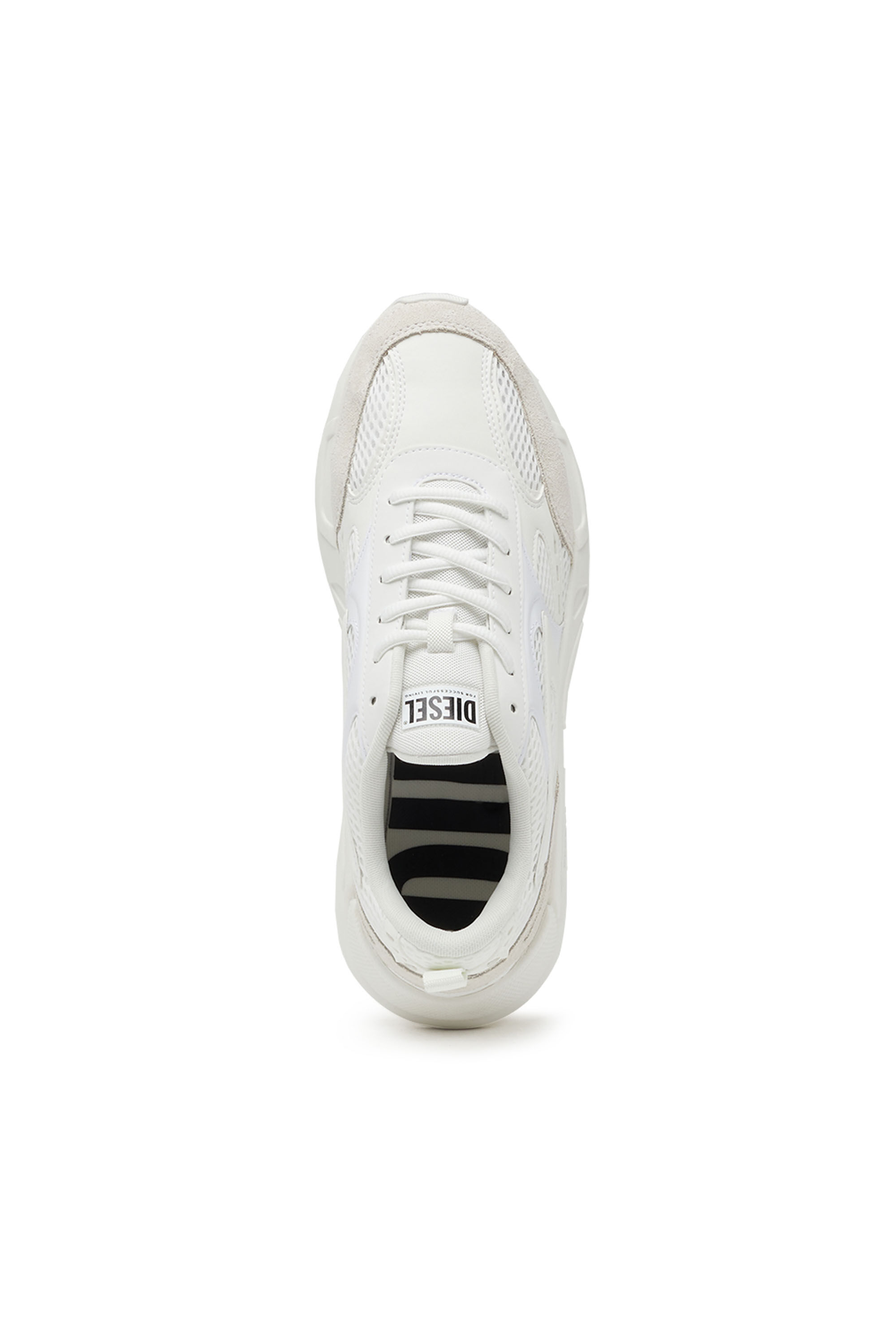 Diesel - S-SERENDIPITY SPORT, Man S-Serendipity-Sneakers in mesh and suede in White - Image 5