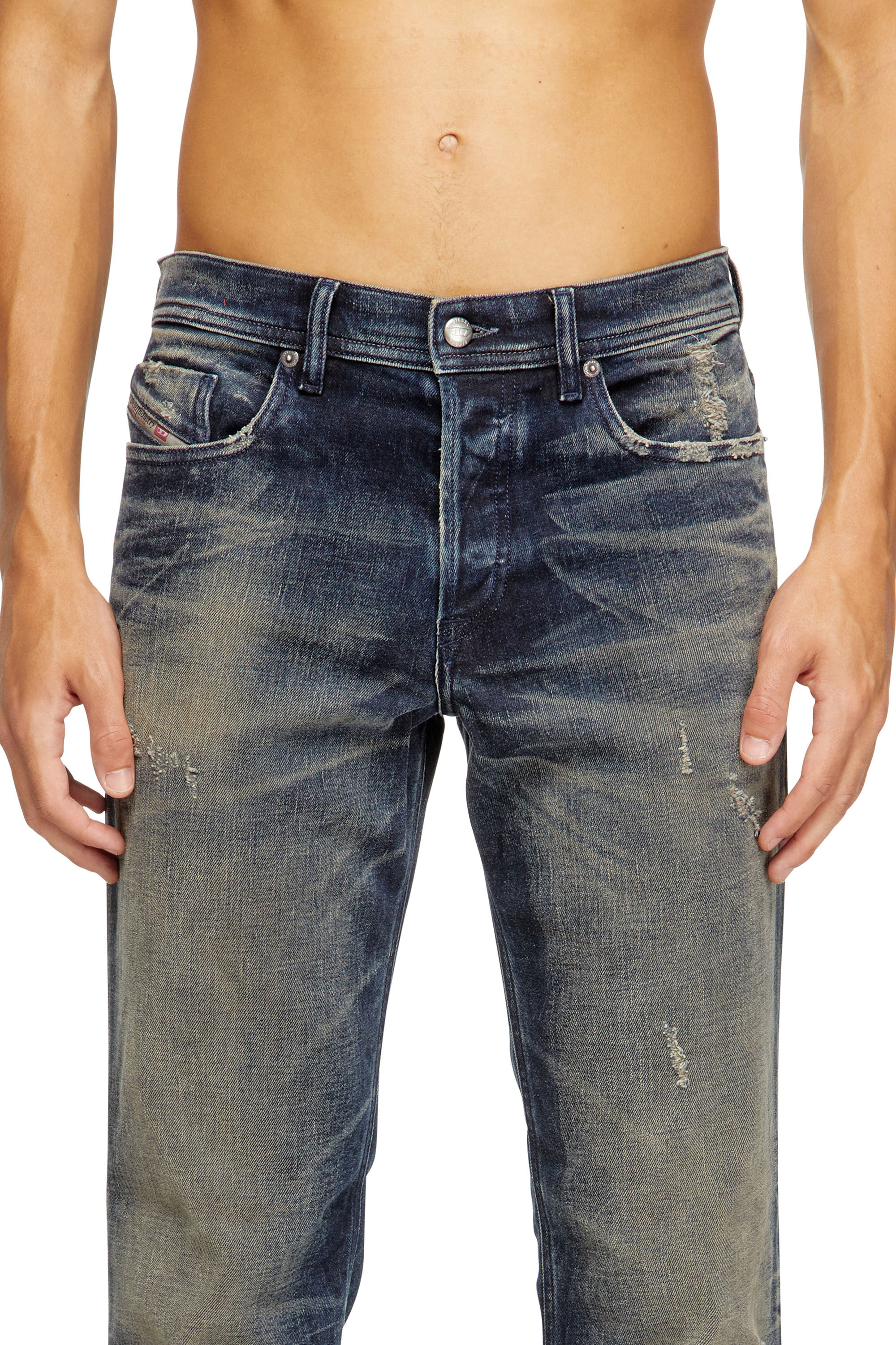 Diesel - Man's Regular Jeans 2023 D-Finitive 09M46, Dark Blue - 5