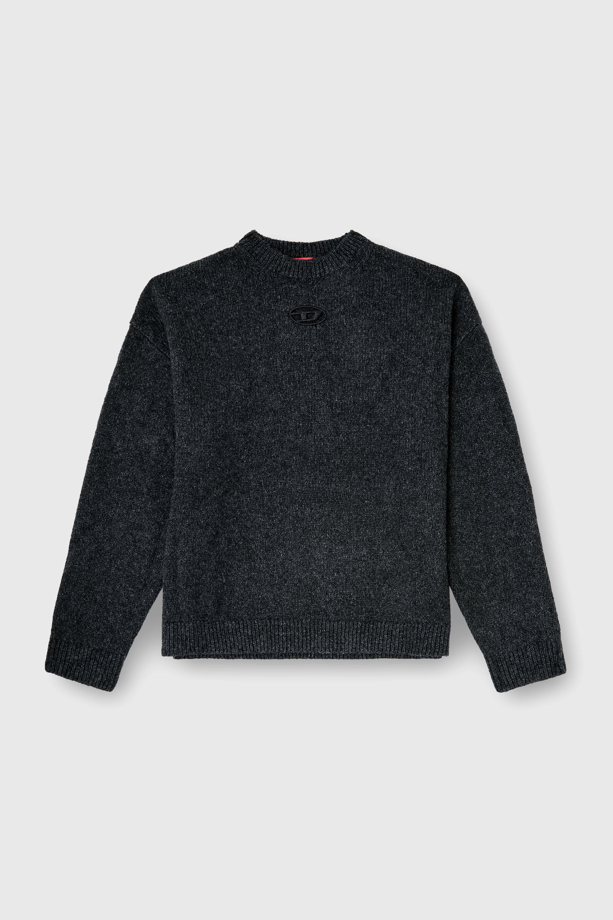 Diesel - K-AREESO, Man's Jumper in wool and alpaca blend in Black - 2