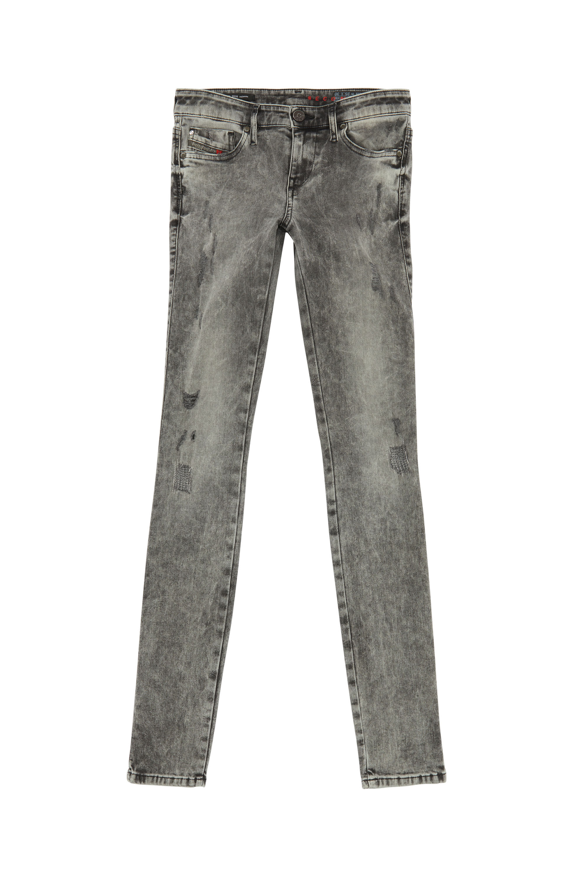 Diesel - Woman SKINZEE-LOW, Dark grey - Image 1