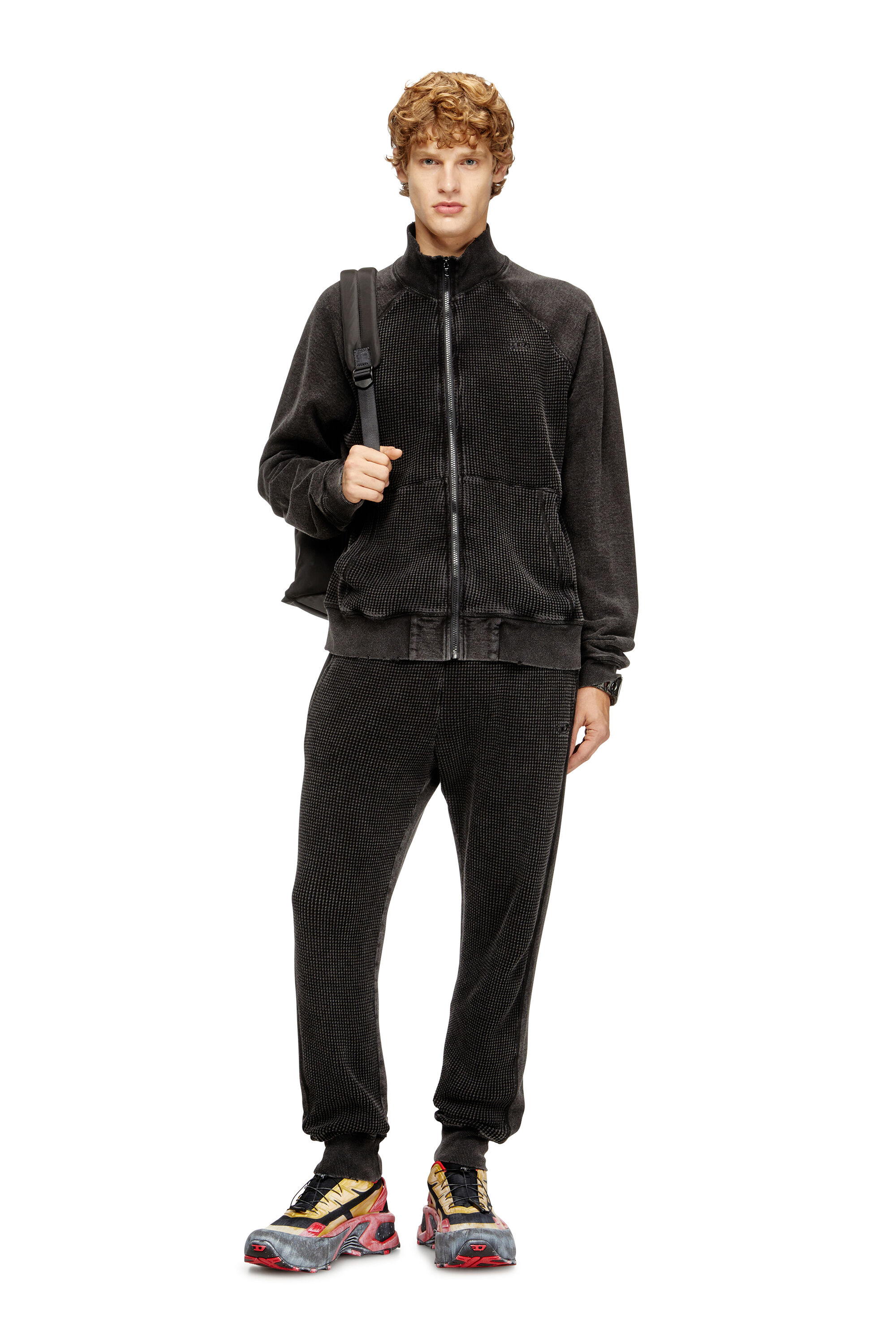 Diesel - MULTI-PKTS BACKPACK X, Unisex's Multi-Pkts-Backpack with multiple pockets in Black - 6