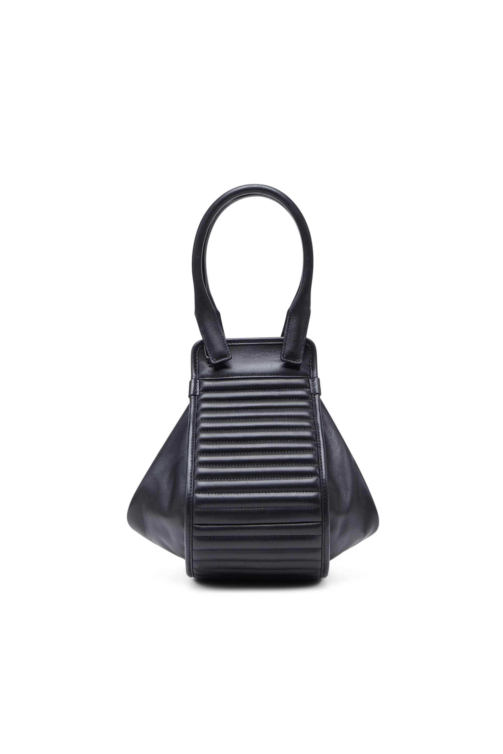 Diesel - D-VINA-RR S, Woman D-Vina-RR S - Slouchy leather tote bag in Black - Image 3