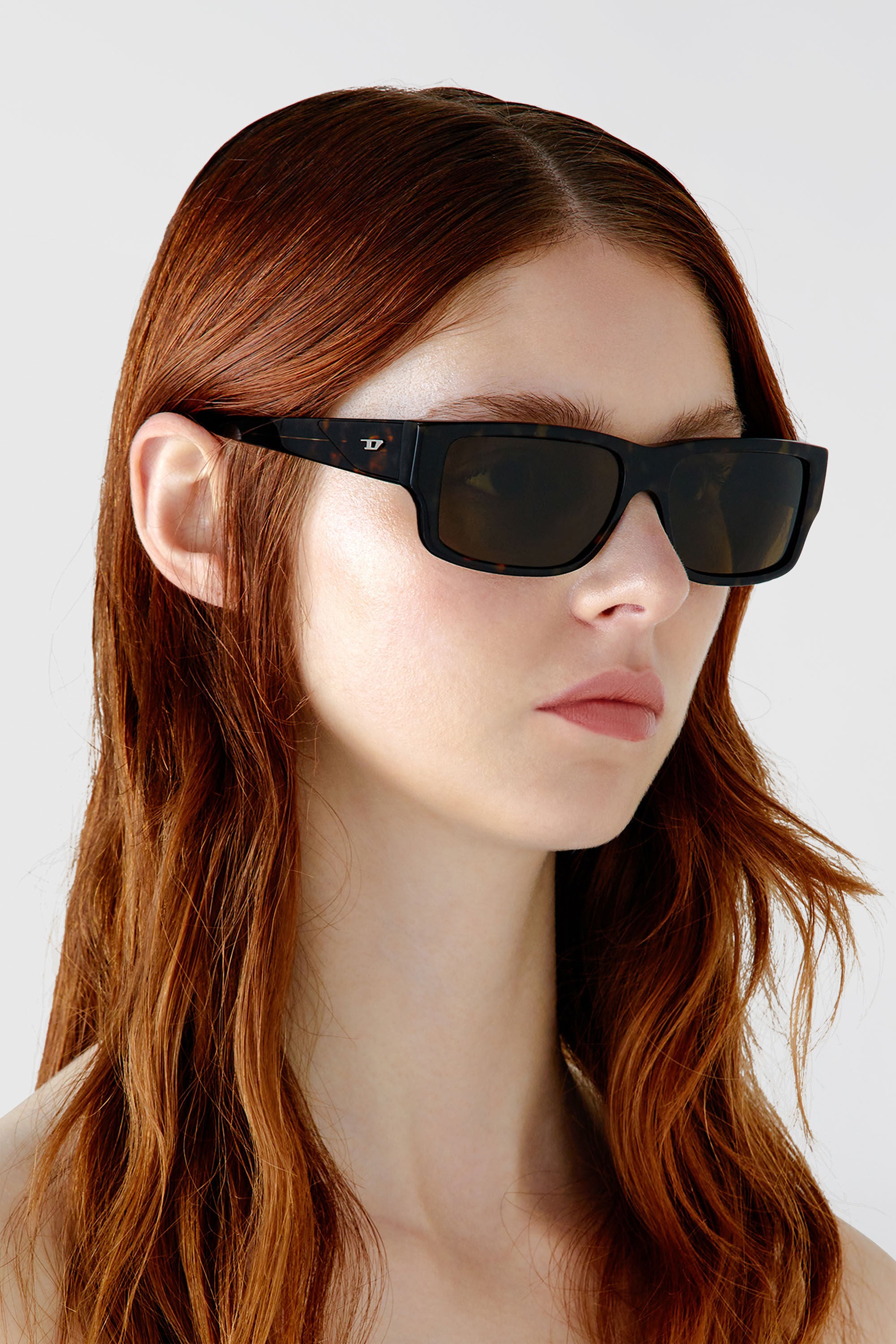 Diesel - 0DL2003 SIZE 57, Man's Rectangle sunglasses in Brown - 6