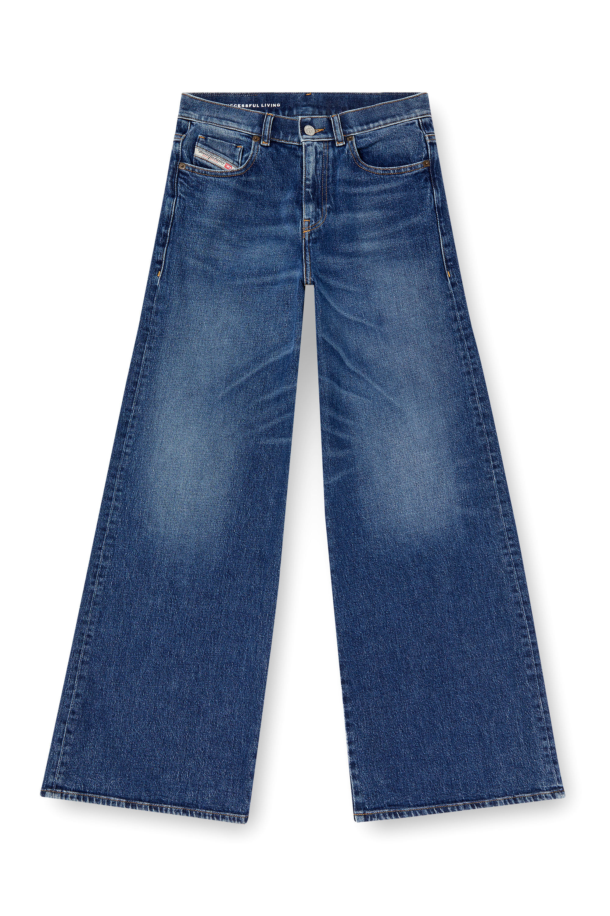 Diesel - Woman's Flare Jeans 1978 D-Akemi 09L21, Dark Blue - 2
