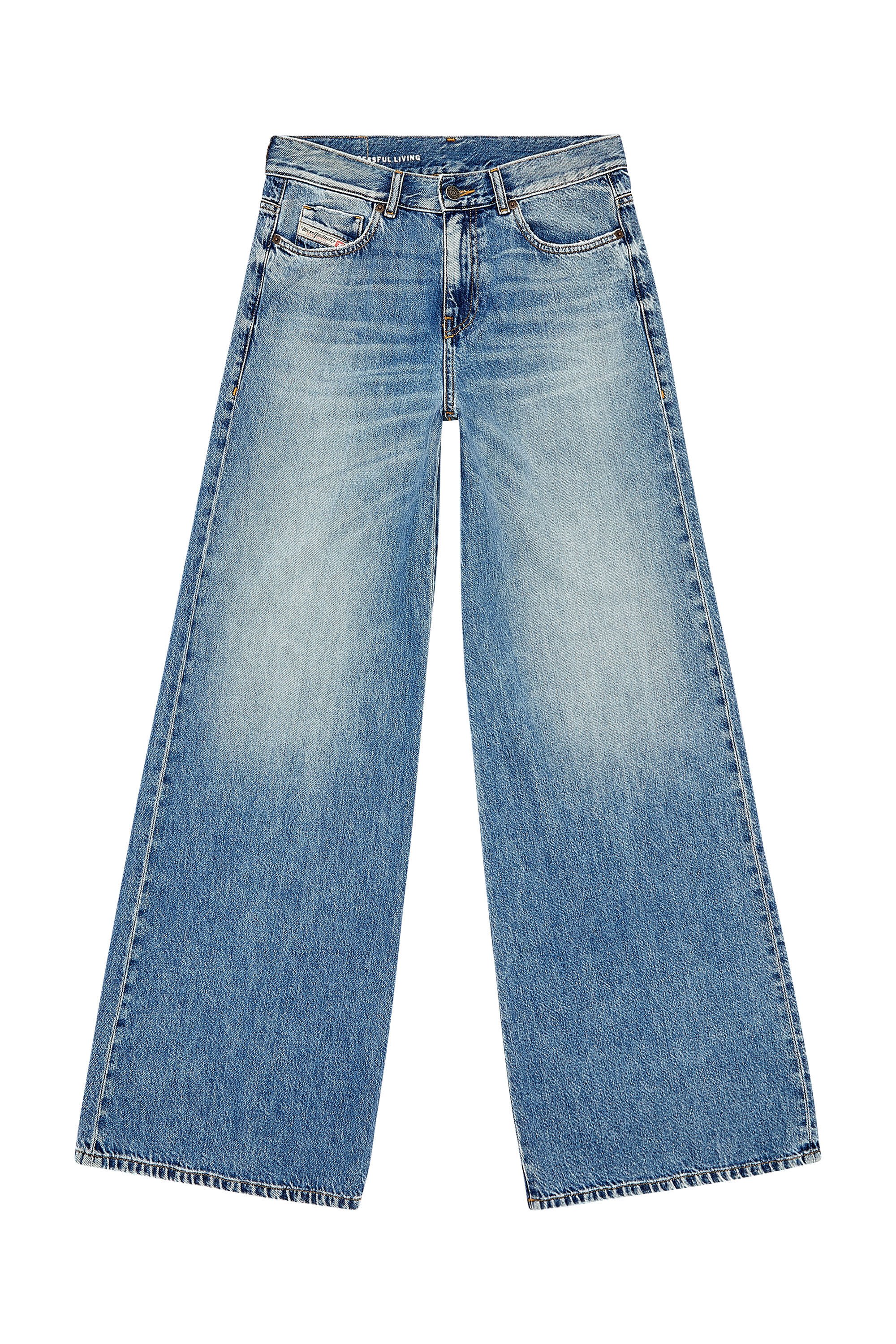 Diesel - Woman Bootcut and Flare Jeans 1978 D-Akemi 09H95, Medium blue - Image 2
