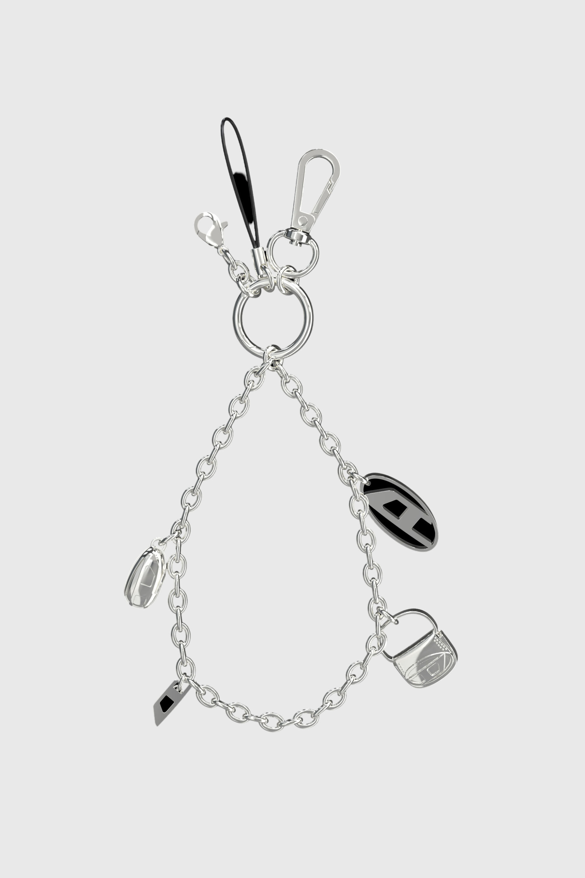 Diesel - 60456  PHONE CHARM, Unisex's Phone Charm & Charm Holder & Dust Plug in Silver - 2