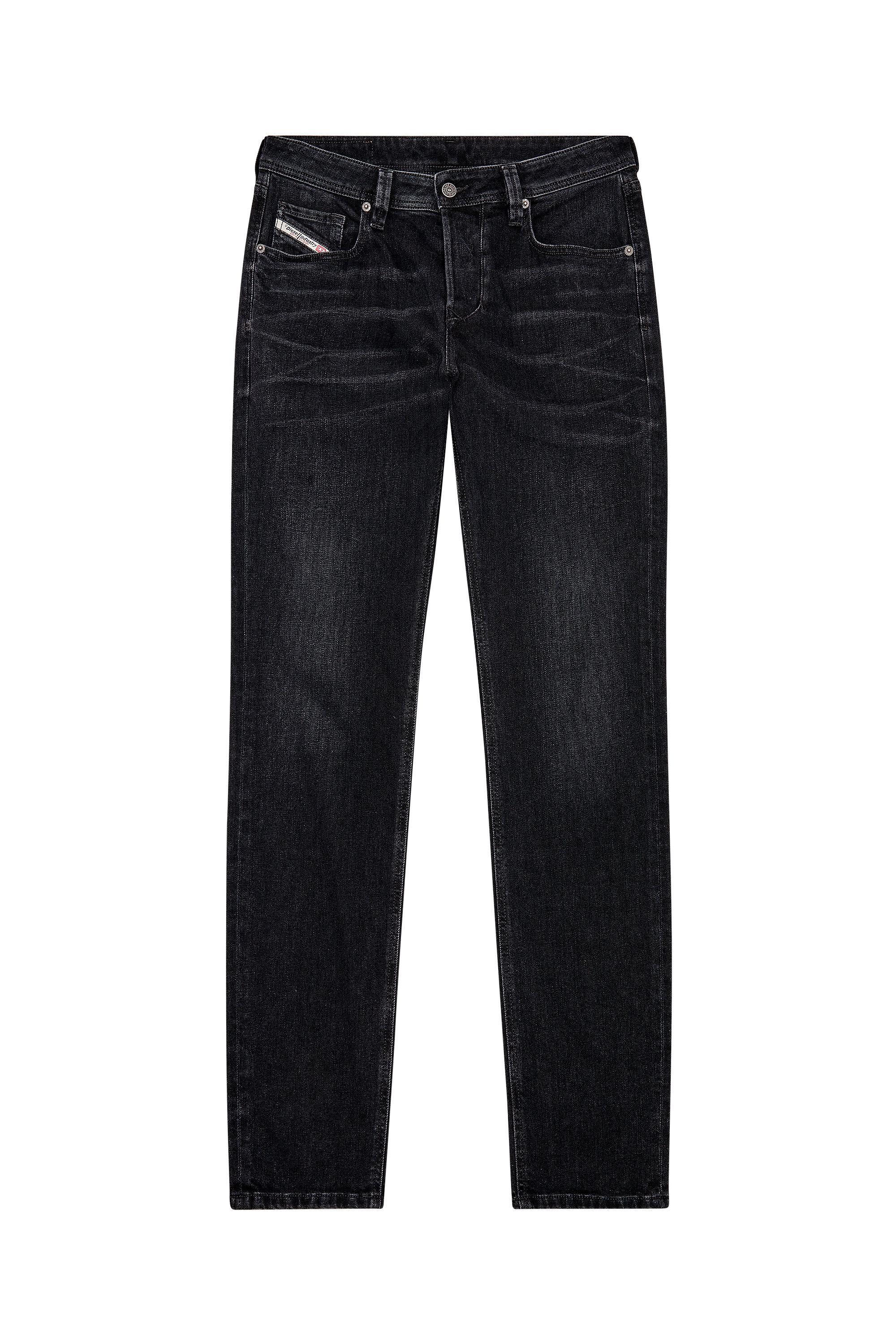 Diesel - Man Tapered Jeans 1986 Larkee-Beex 09D48, Black/Dark grey - Image 2