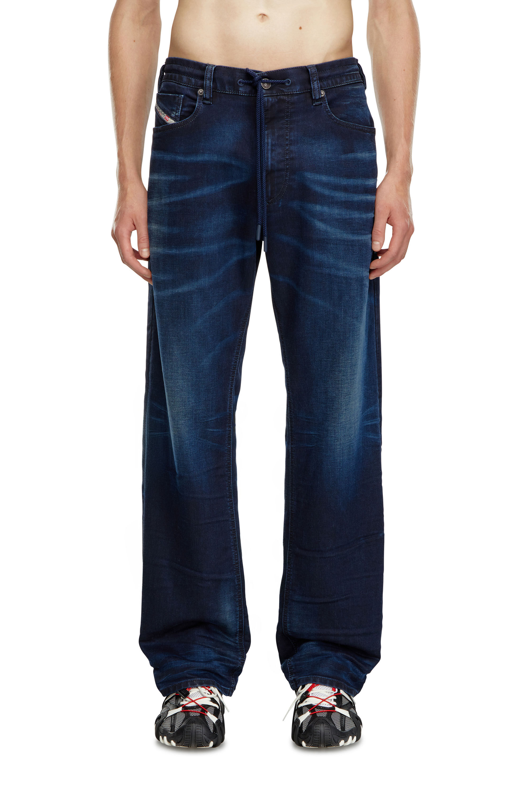 Diesel - Man's Relaxed 2080 D-Reel Joggjeans® 09J35, Dark Blue - 3