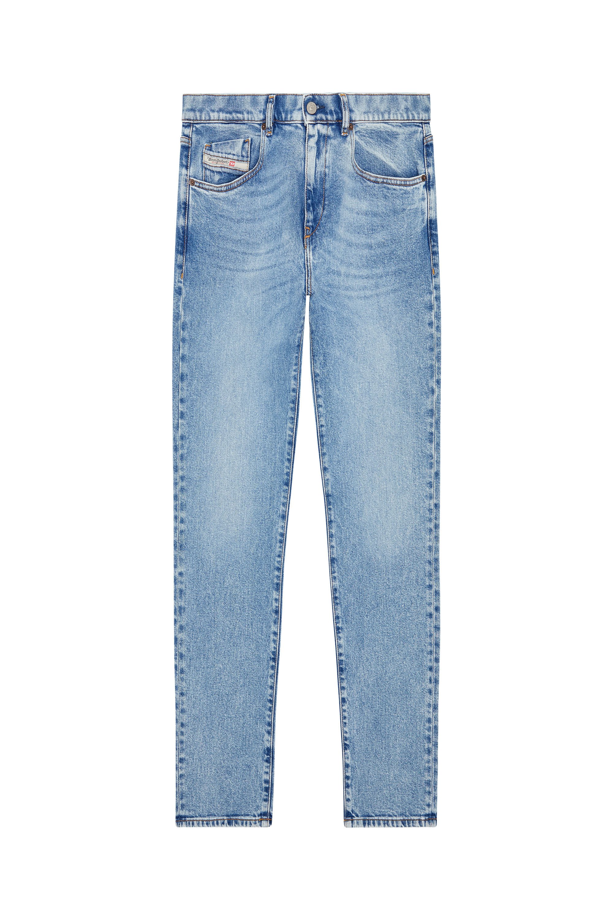 Diesel - Man Slim Jeans 2019 D-Strukt 9B92L, Light Blue - Image 2