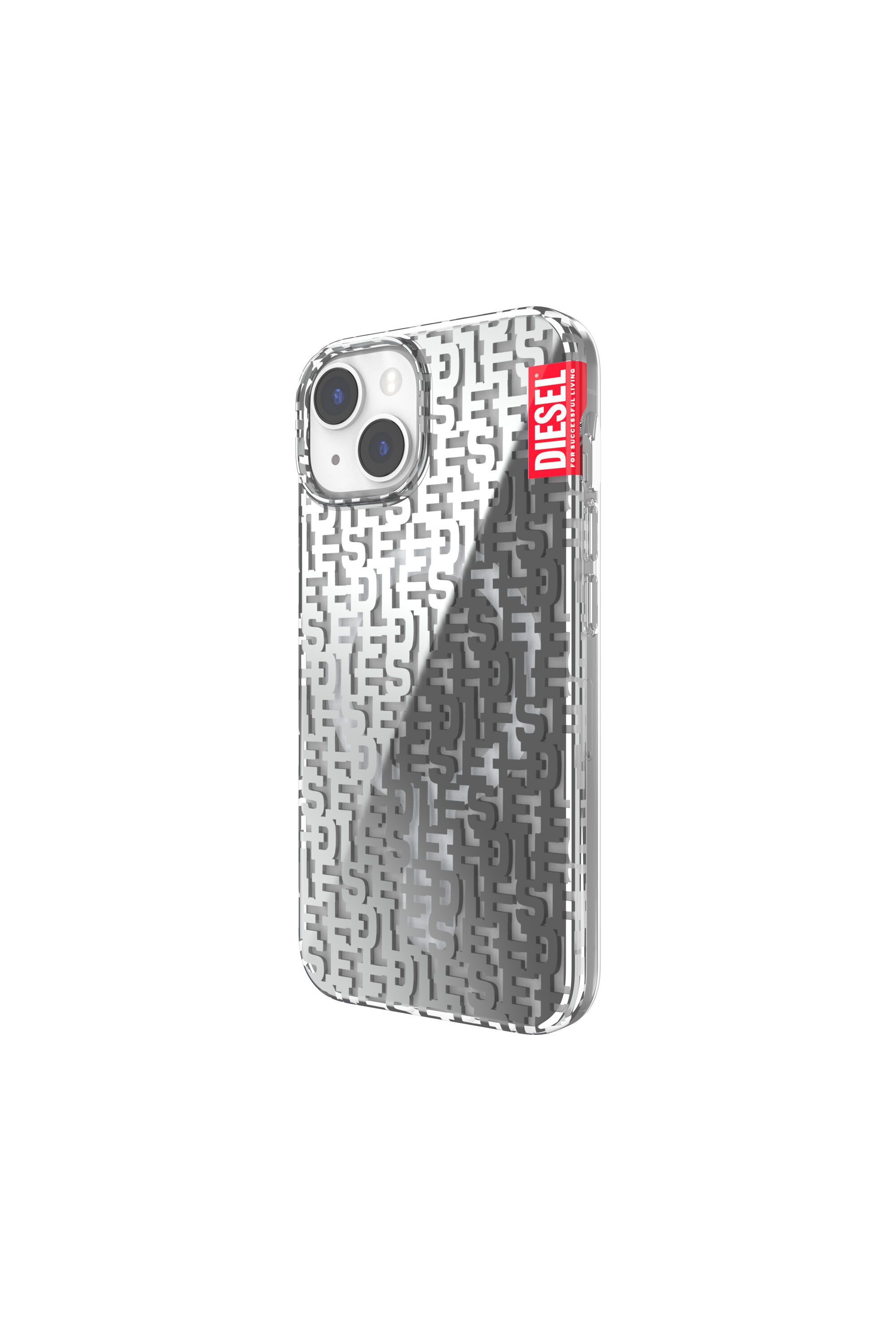 Diesel - 50297 MOULDED CASE, Unisex Clear case monogram Magsafe for iPhone 14 in Grey - Image 4