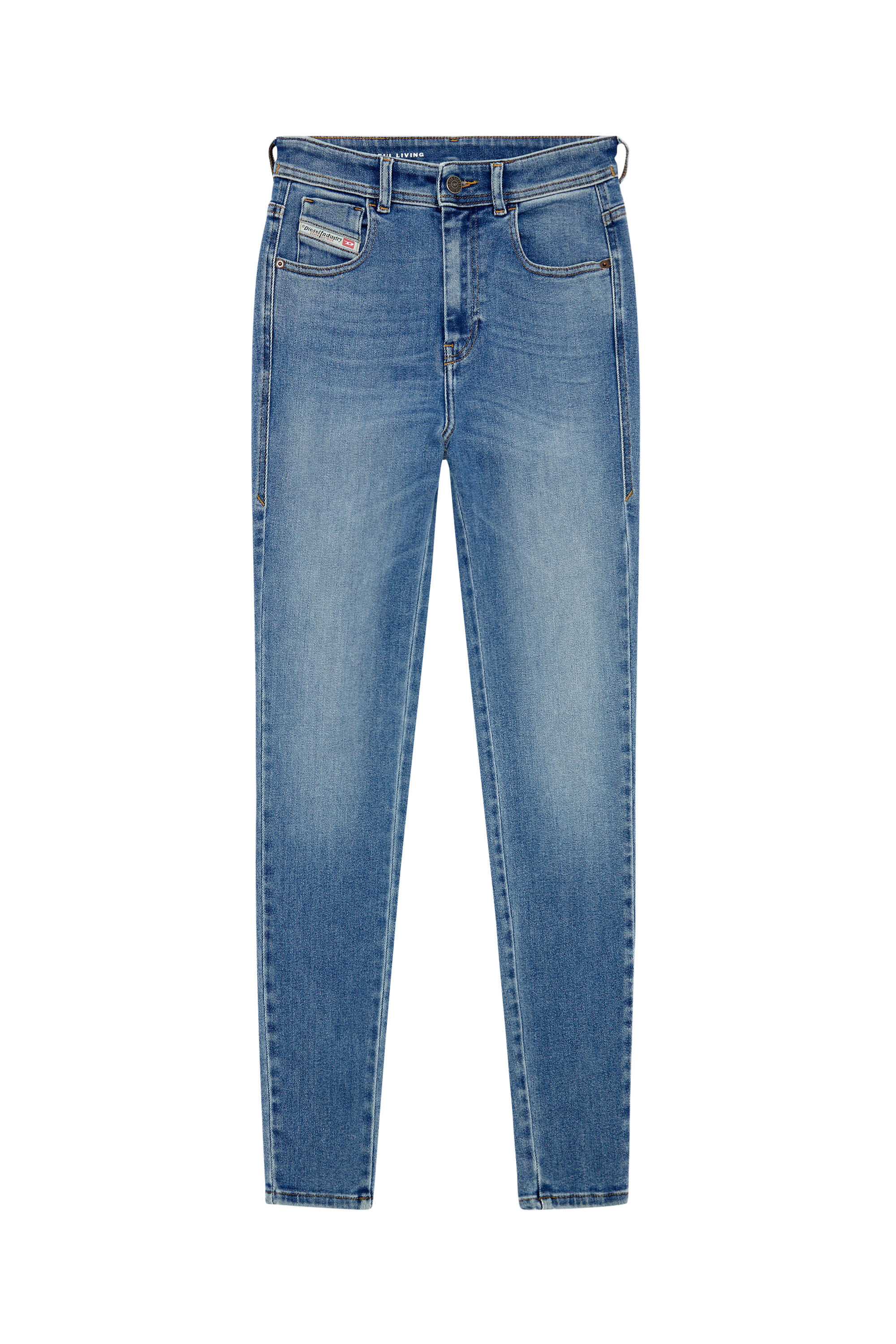 Diesel - Woman Super skinny Jeans 1984 Slandy-High 09H93, Light Blue - Image 2