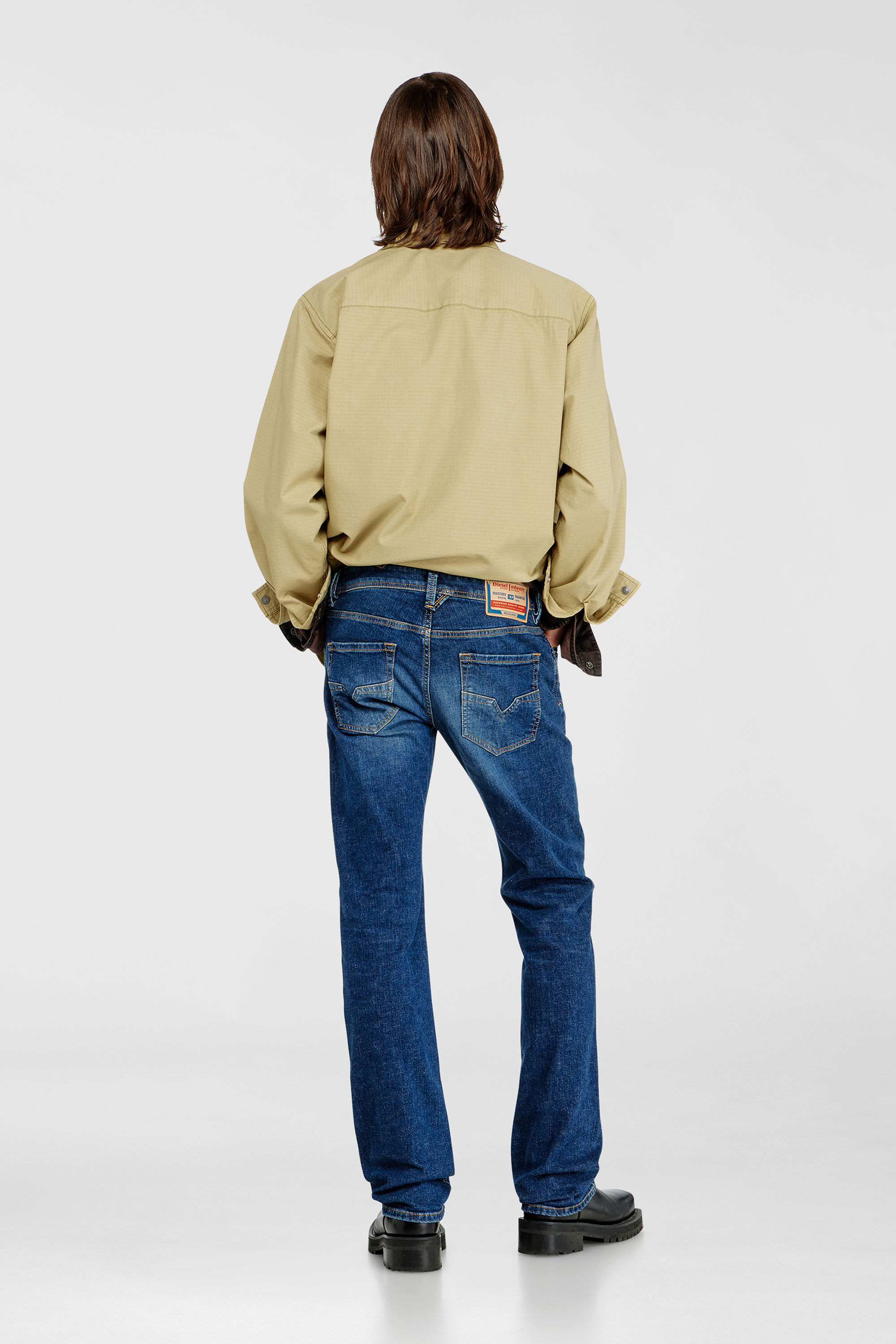 Diesel - Man's Regular Jeans 1985 Larkee 09J47, Dark Blue - 3