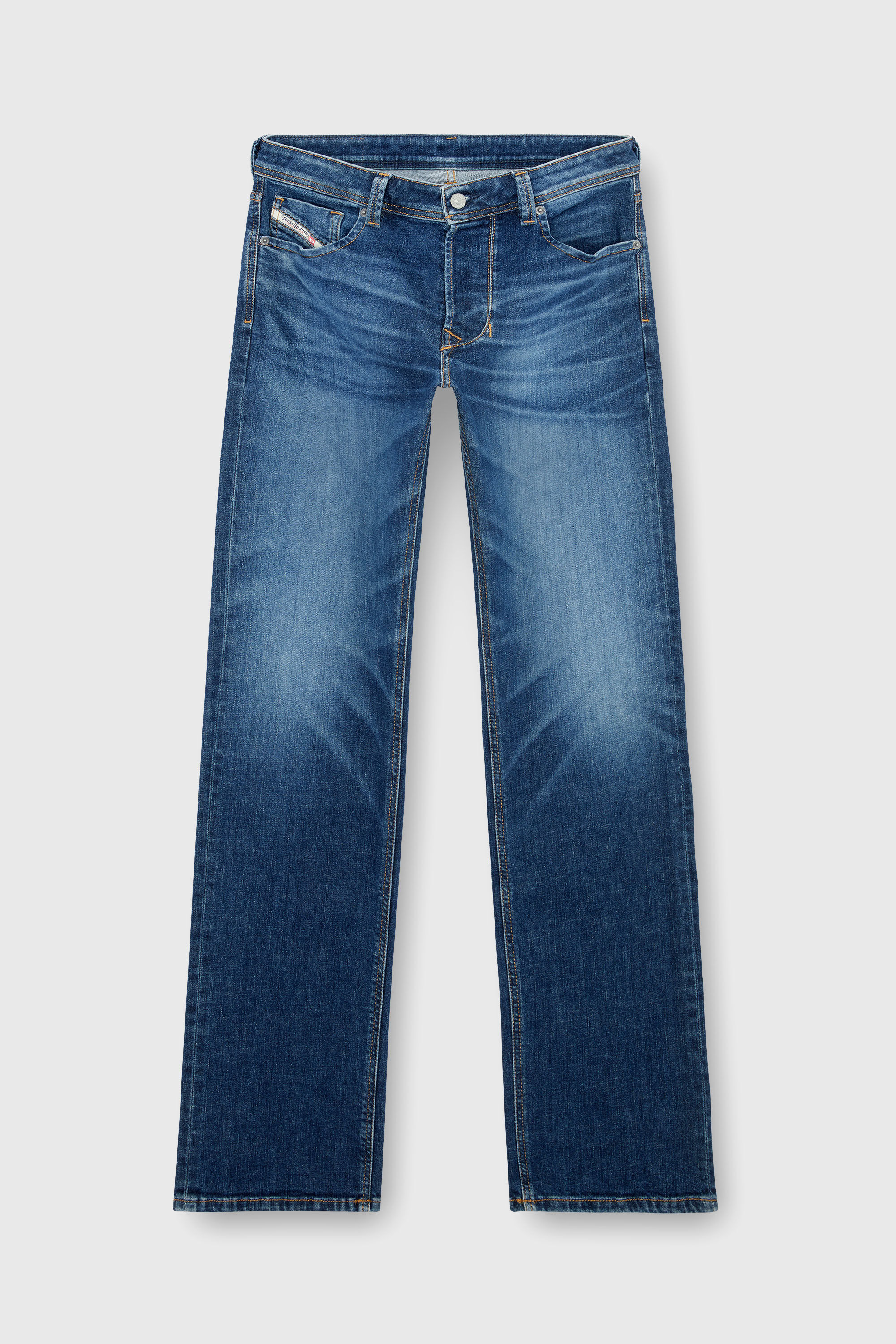 Diesel - Man's Regular Jeans 1985 Larkee 09J47, Dark Blue - 6