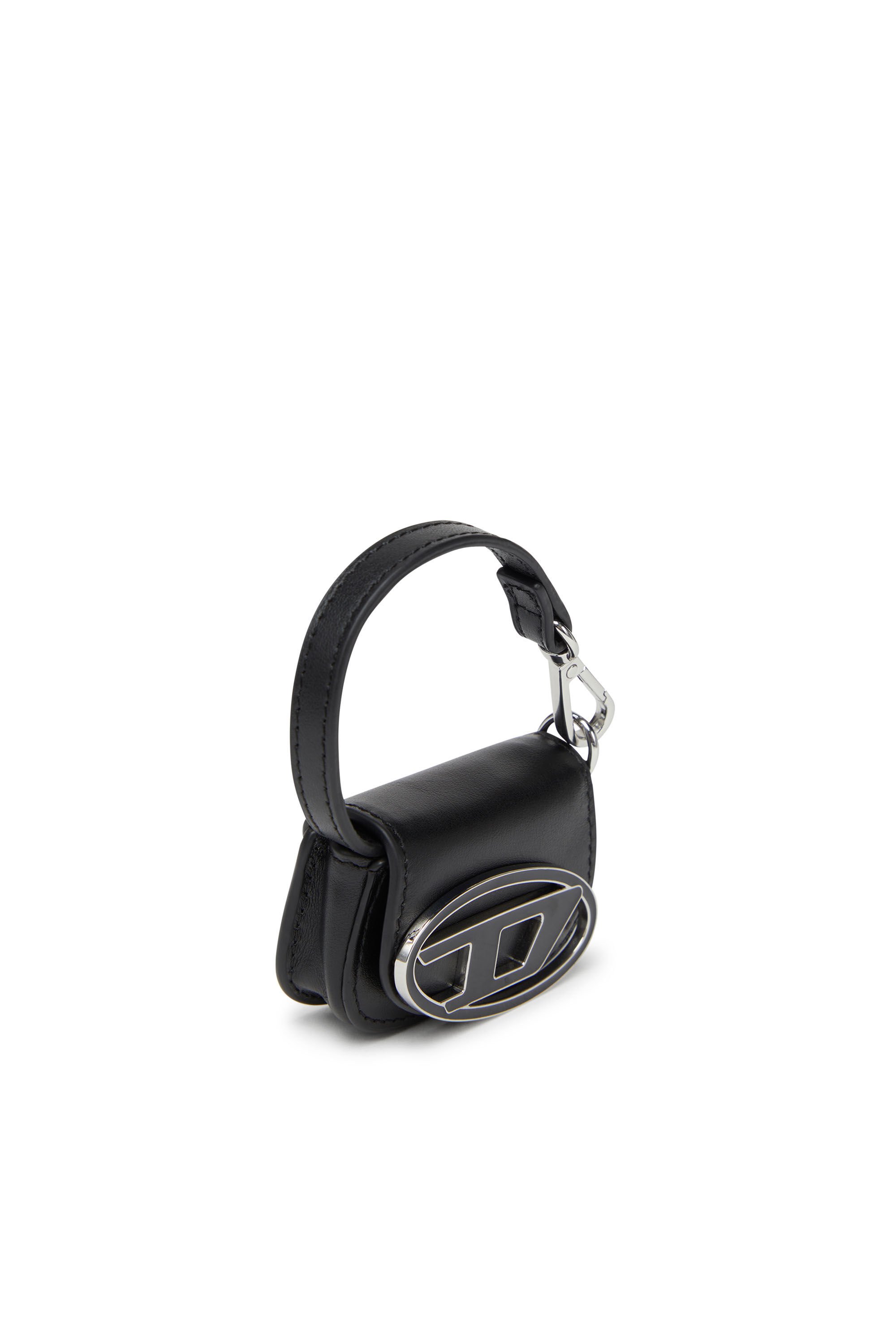 Diesel - 1DR MICRO, Woman's Leather bag charm in Black - 5