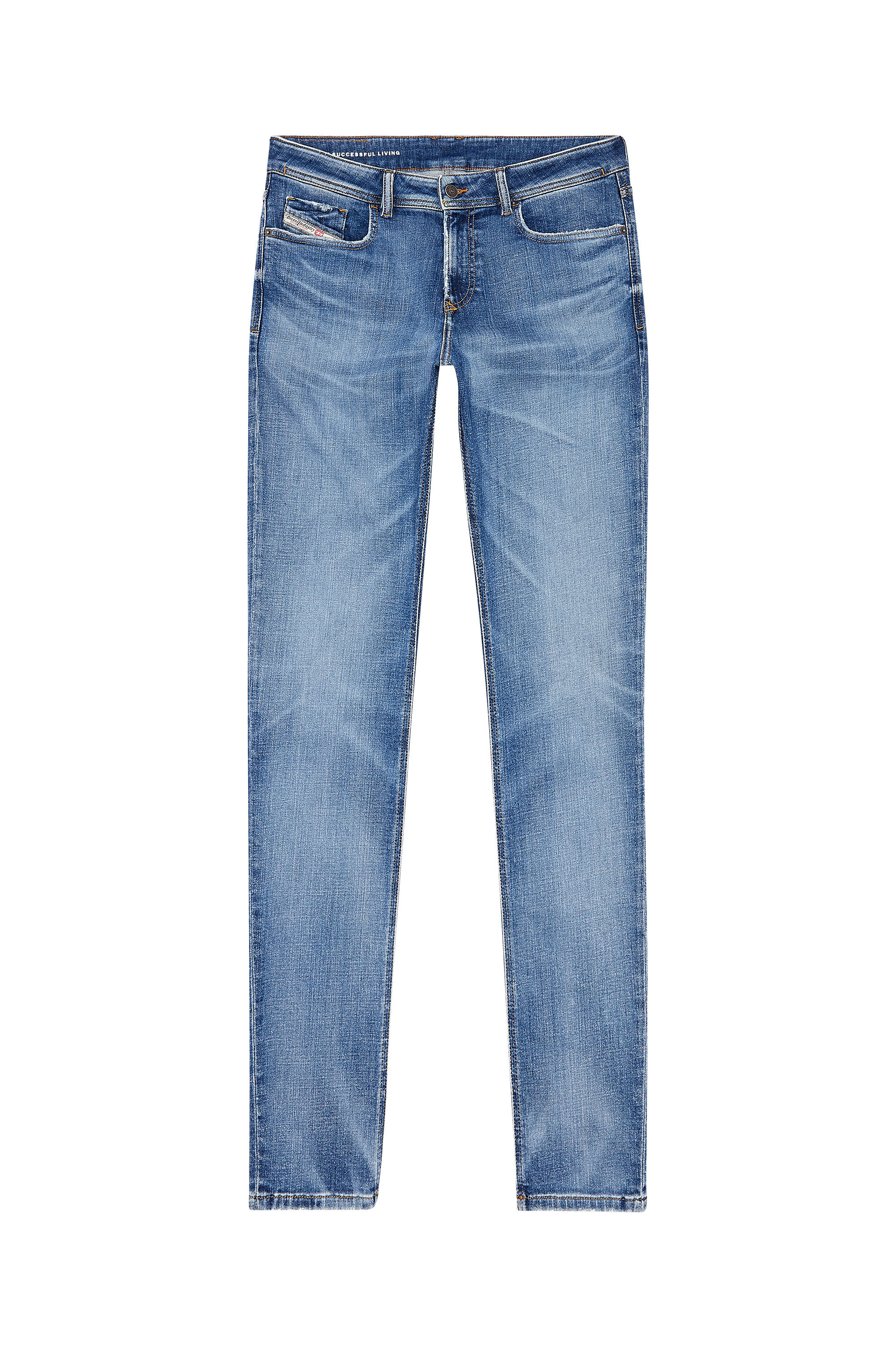 Diesel - Man Skinny Jeans 1979 Sleenker 09H68, Medium blue - Image 2