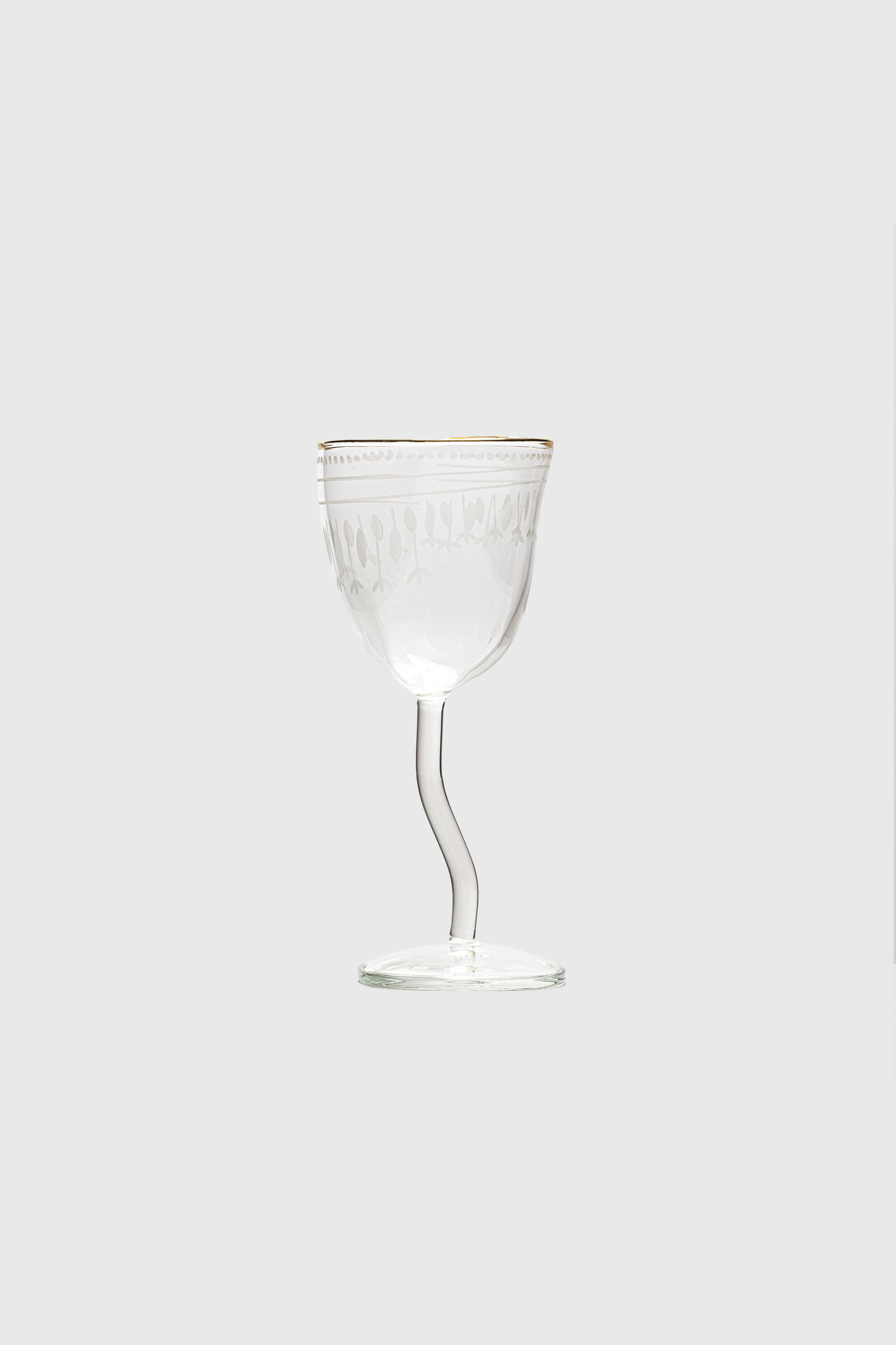 Diesel - 11250 WINE GLASS "CLASSIC ON ACID - TRAD, Unisex's Wine glass in White - 1