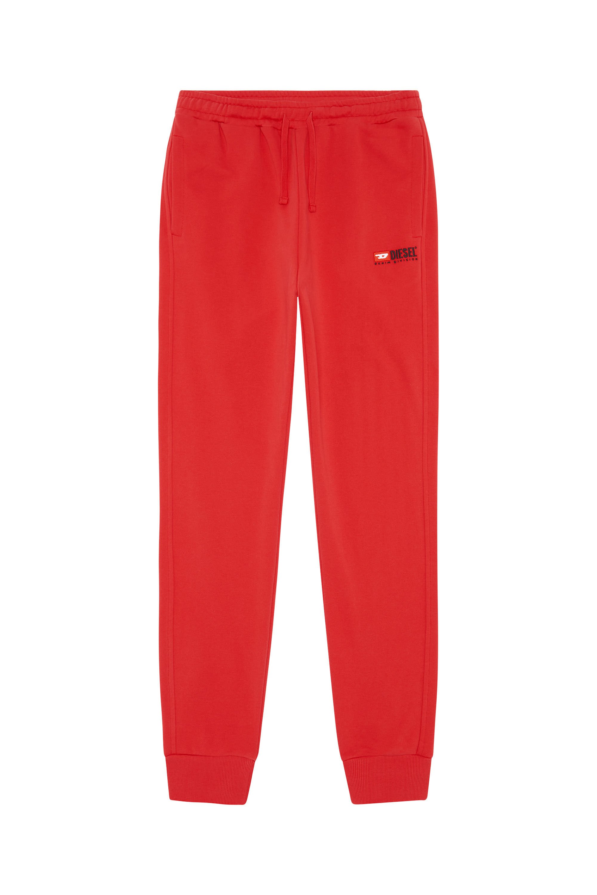 Diesel - P-TARY-DIV, Man Sweatpants with logo embroidery in Red - Image 2