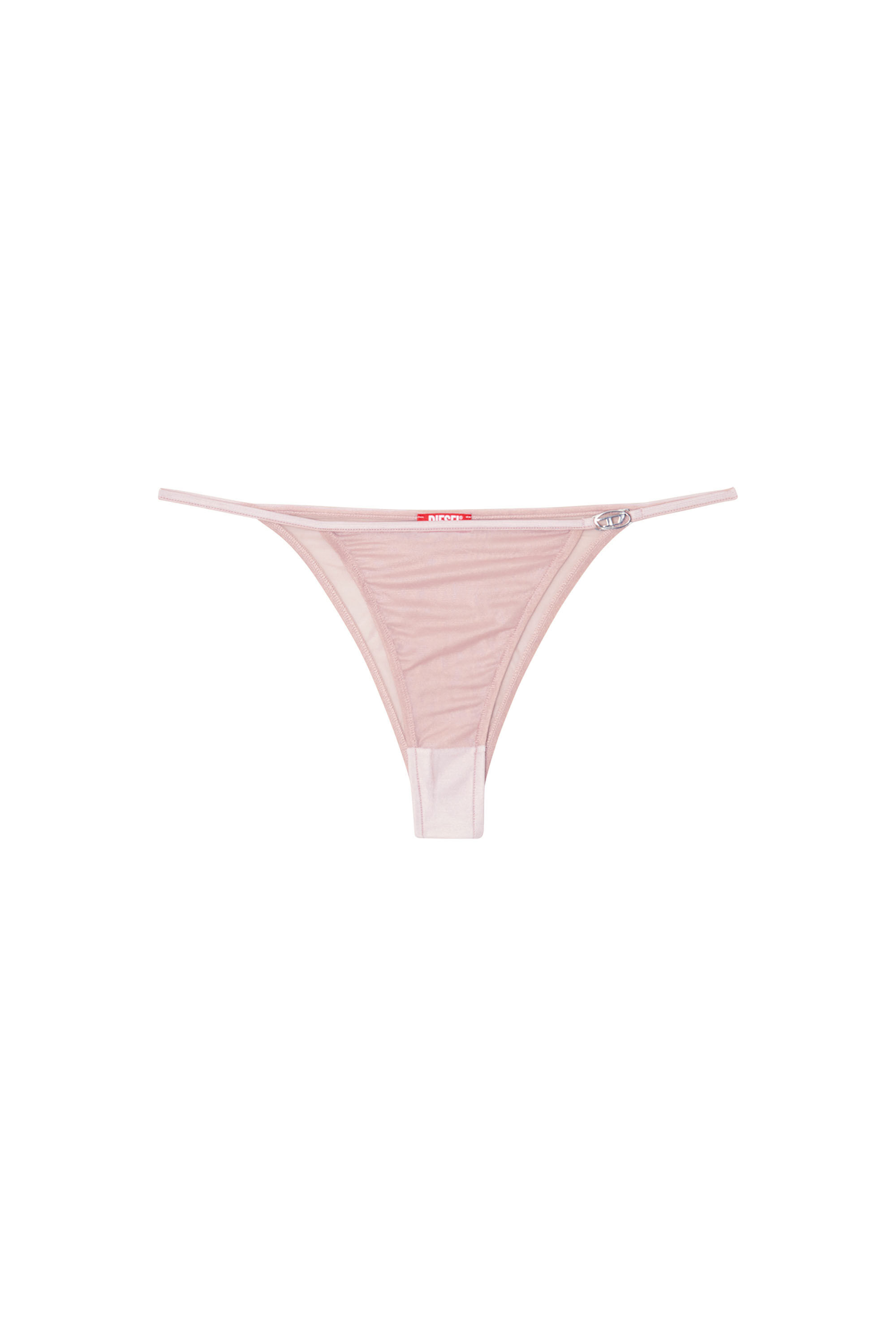 Diesel - PUNCHY-GFT, Woman's Metallic briefs with Oval D detail in Nude - 2