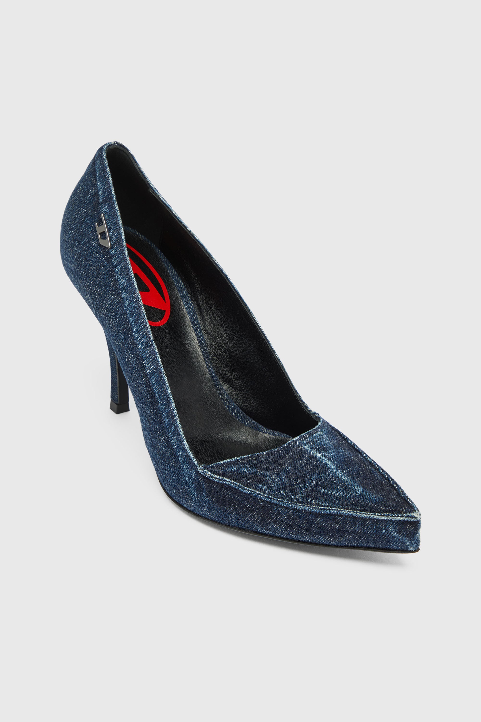 Diesel - D-LUCETTE-90-PUMP D, Woman's D-Lucette-Pumps in denim in null - 6
