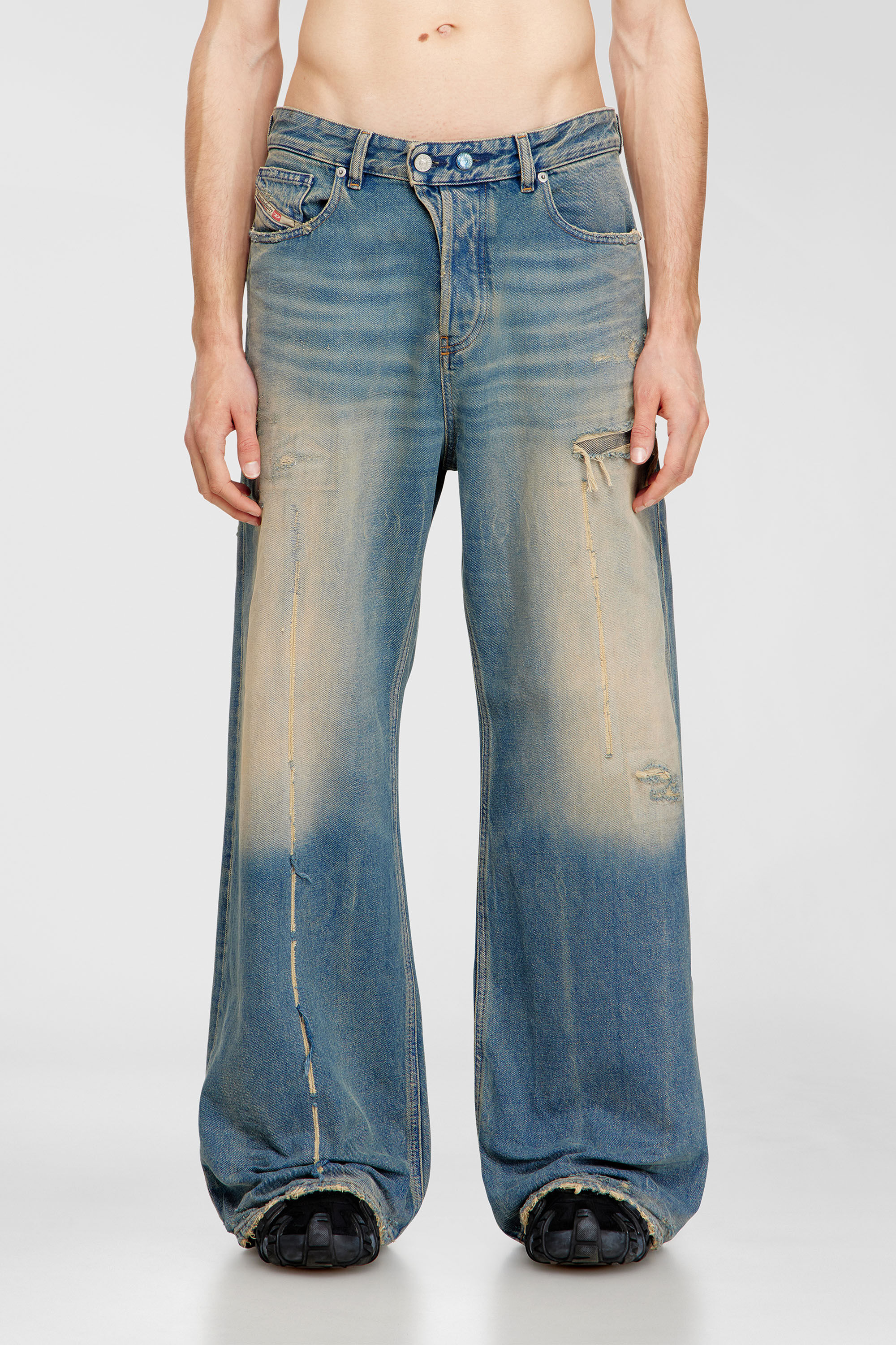 Diesel - Unisex's Relaxed Jeans 1996 D-Sire 09N29, Medium blue - 4