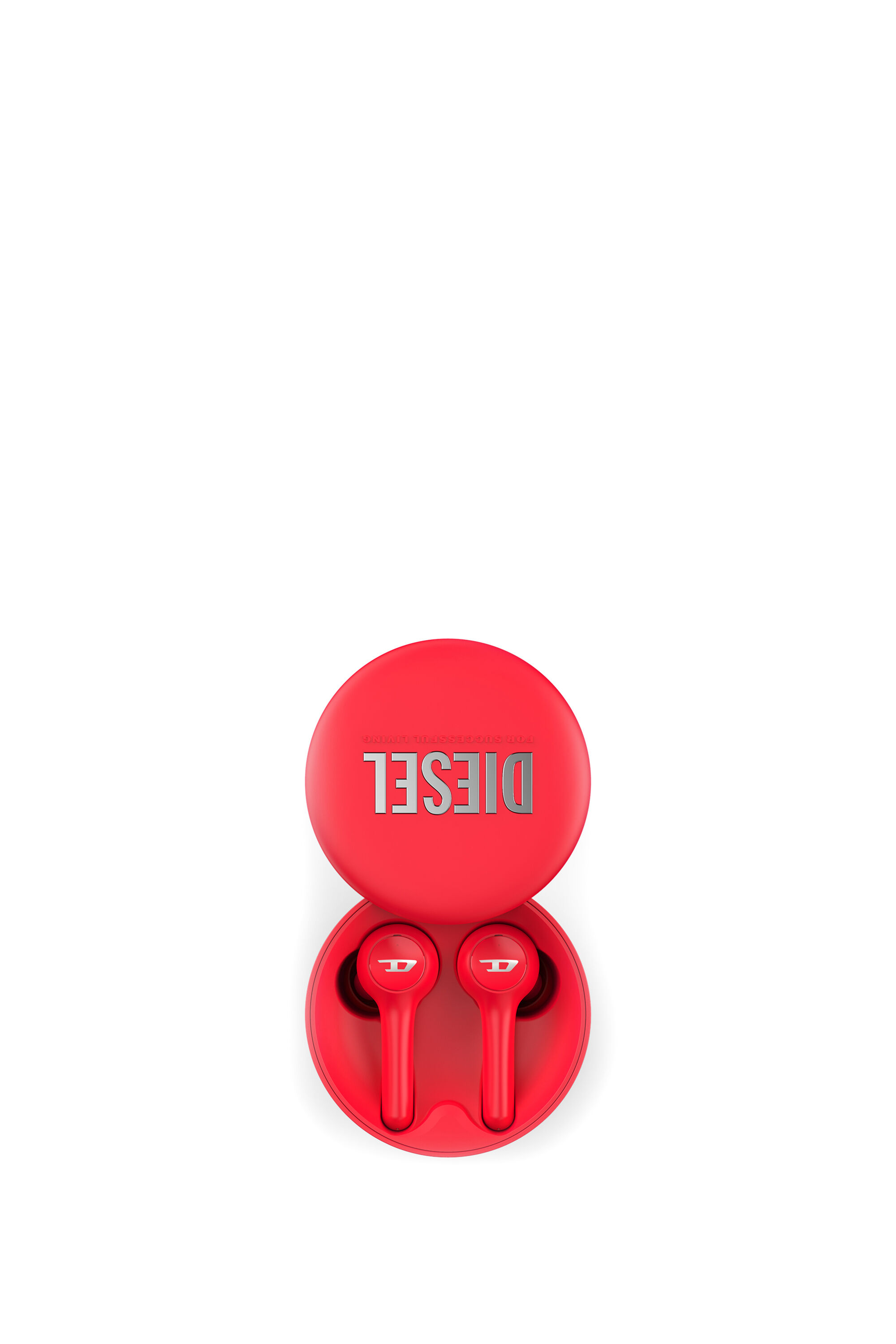 Diesel - 45476 TRUE WIRELESS, Unisex Wireless Earbuds in Red - Image 1