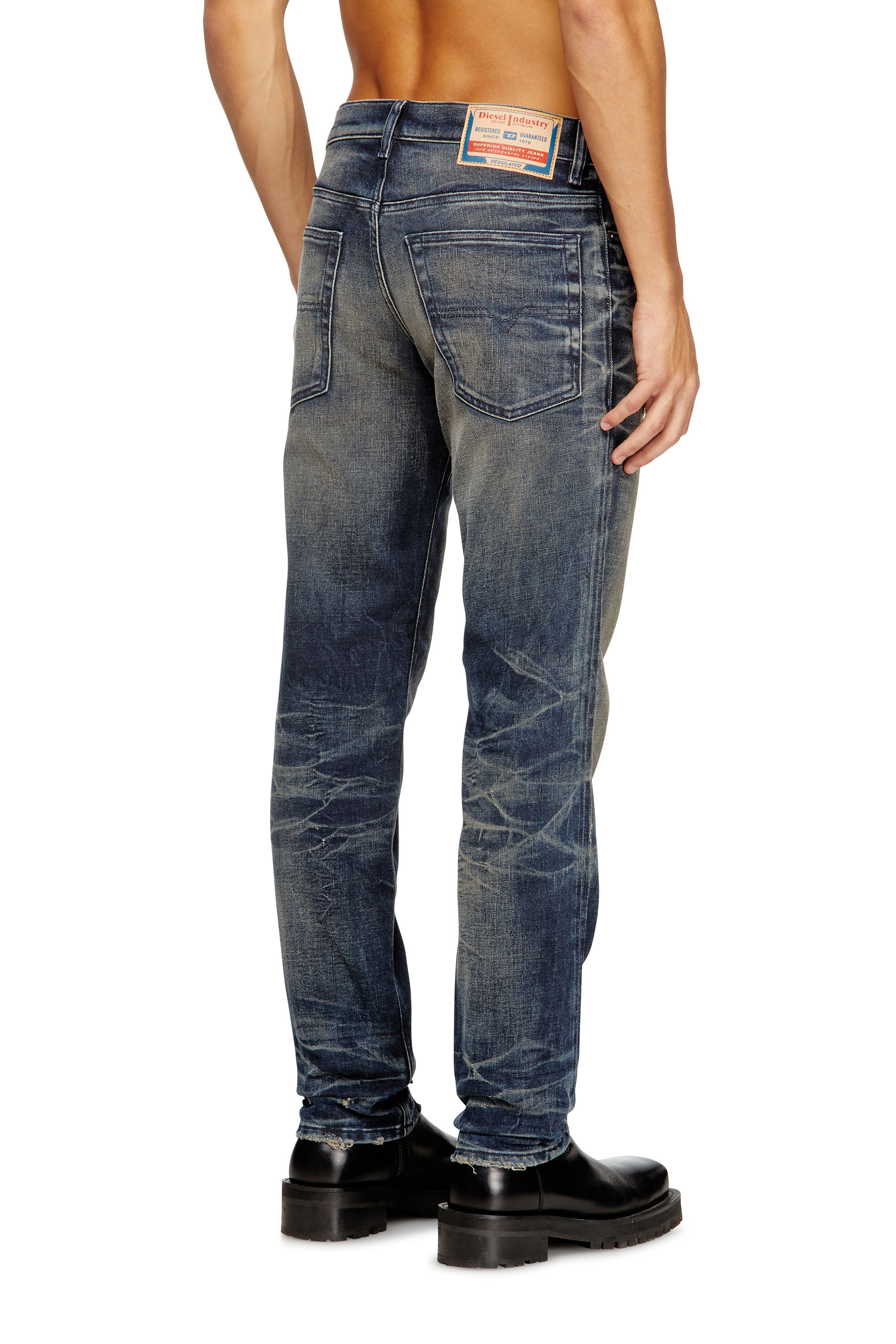 Diesel - Man's Regular Jeans 2023 D-Finitive 09M46, Dark Blue - 4