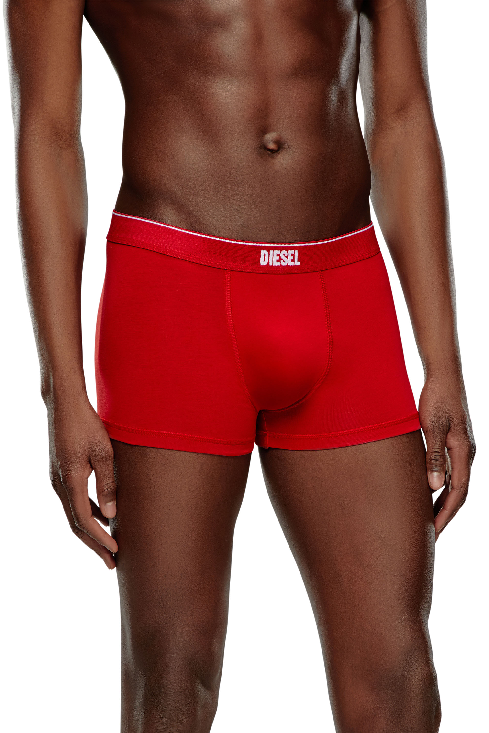 Diesel - UMBX-DAMIEN-H, Man Boxer briefs with maxi back print in Red - Image 3