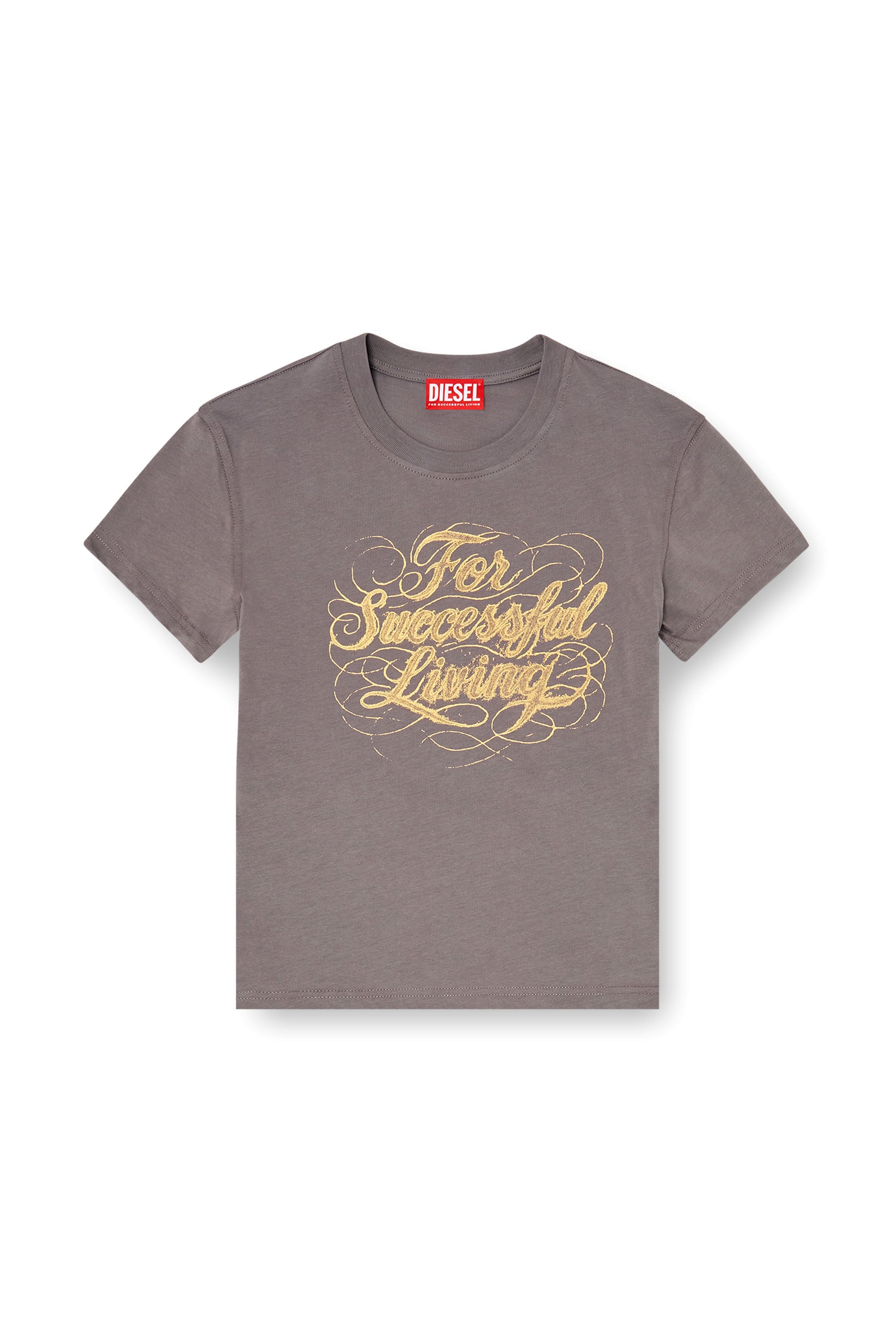 Diesel - T-ILA-AA4, Woman's T-shirt with logo print in null - 2