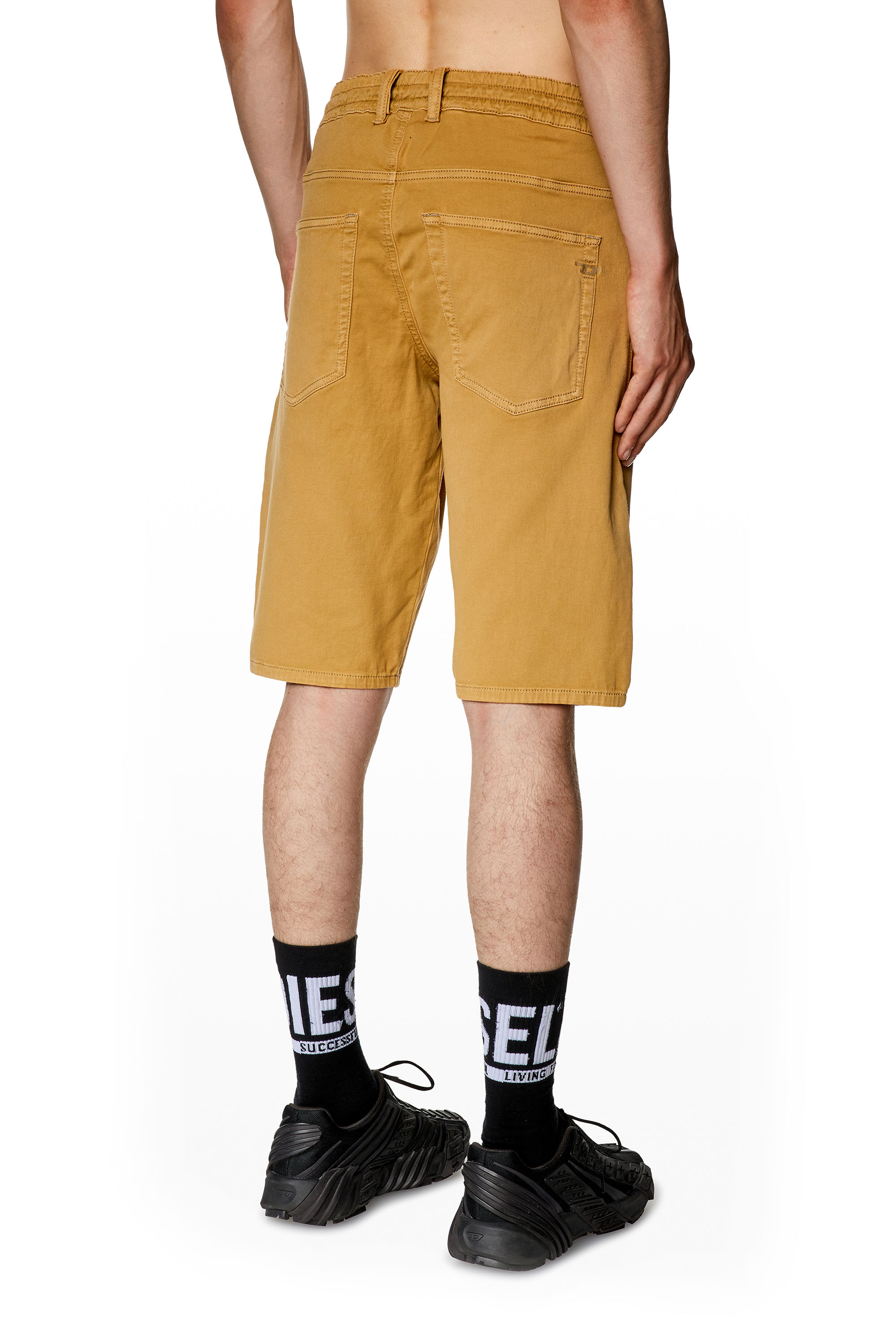 Diesel - D-KROOLEY-SHORT JOGG, Light Brown - Image 4