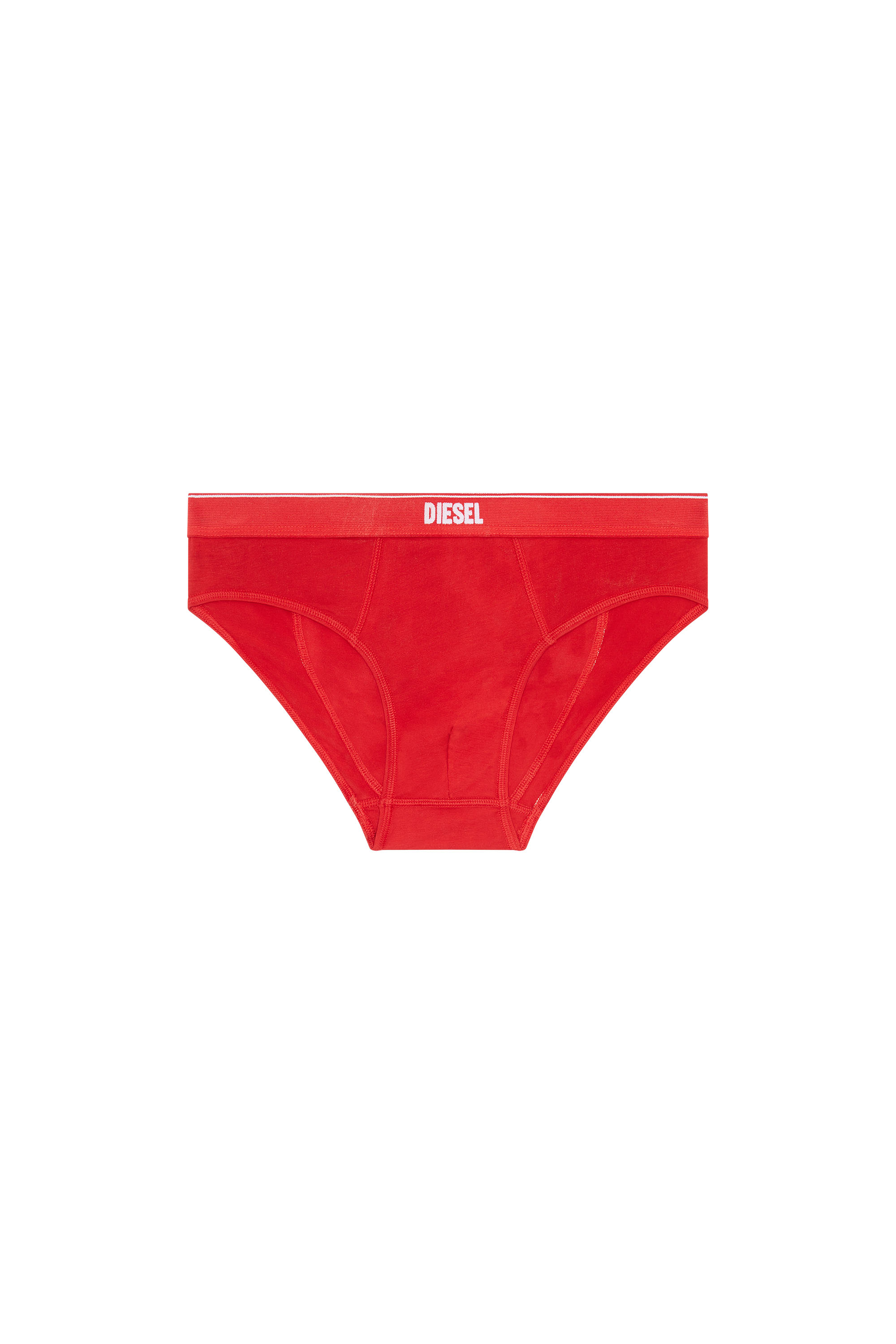Diesel - UMBR-ANDRE-H, Man Briefs with maxi back print in Red - Image 1