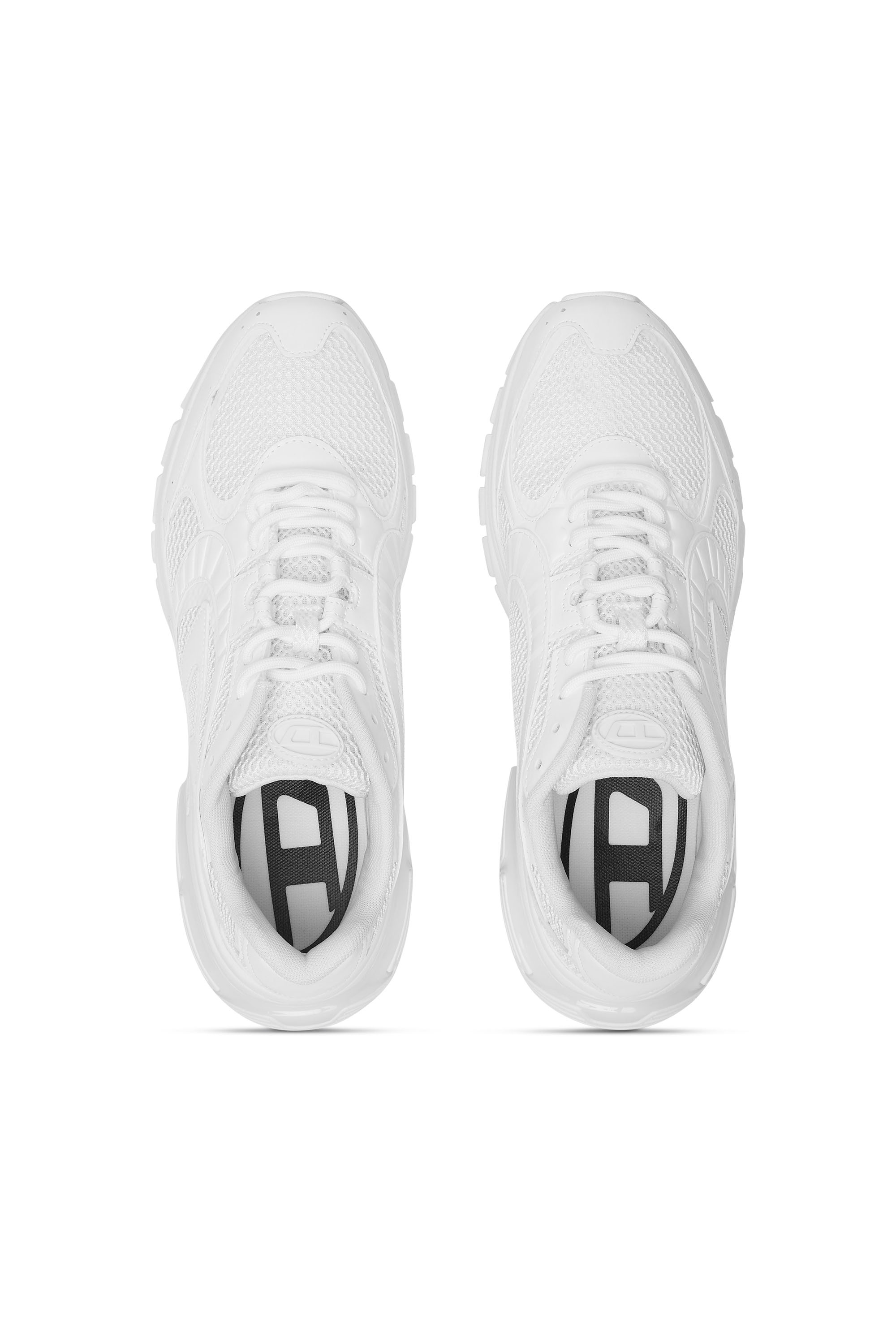 Diesel - S-PRO-V-DENSE LOW, Man's S-Pro-V-Dense-Mesh sneakers with Oval D logo in White - 4