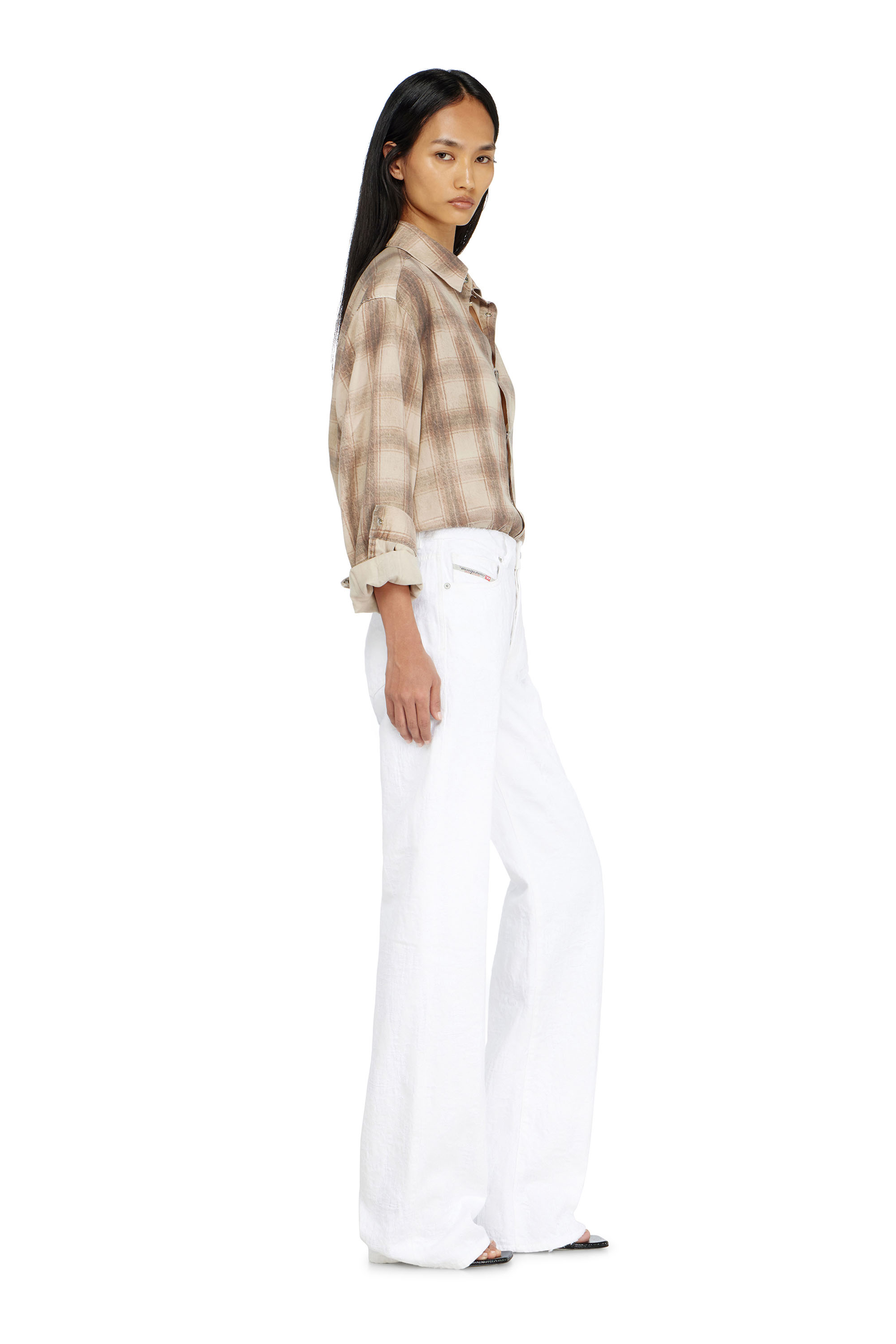 Diesel - Woman's Regular Jeans 1971 D-Sent 007EX, White - 2