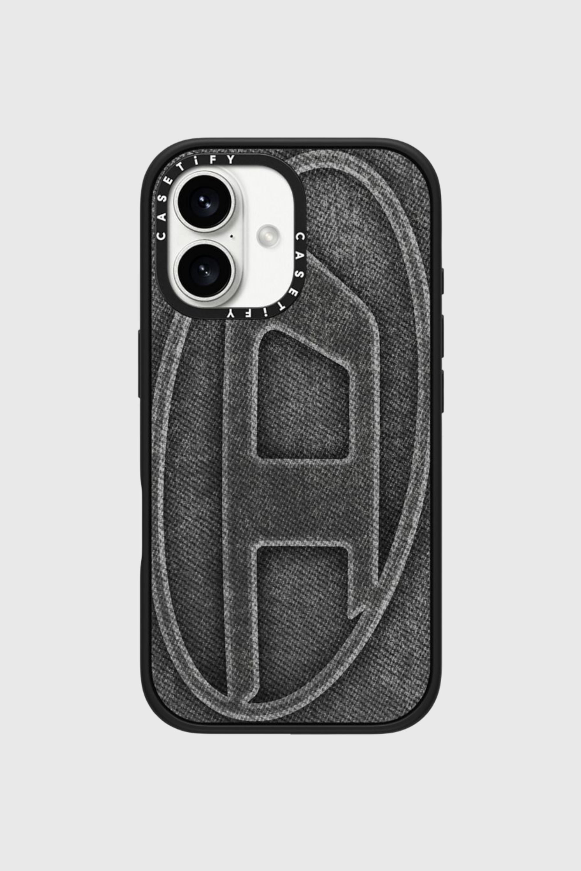 Diesel - 60578 MOULDED CASE, Unisex's Oval D impact case for iPhone 16 in Black - 1