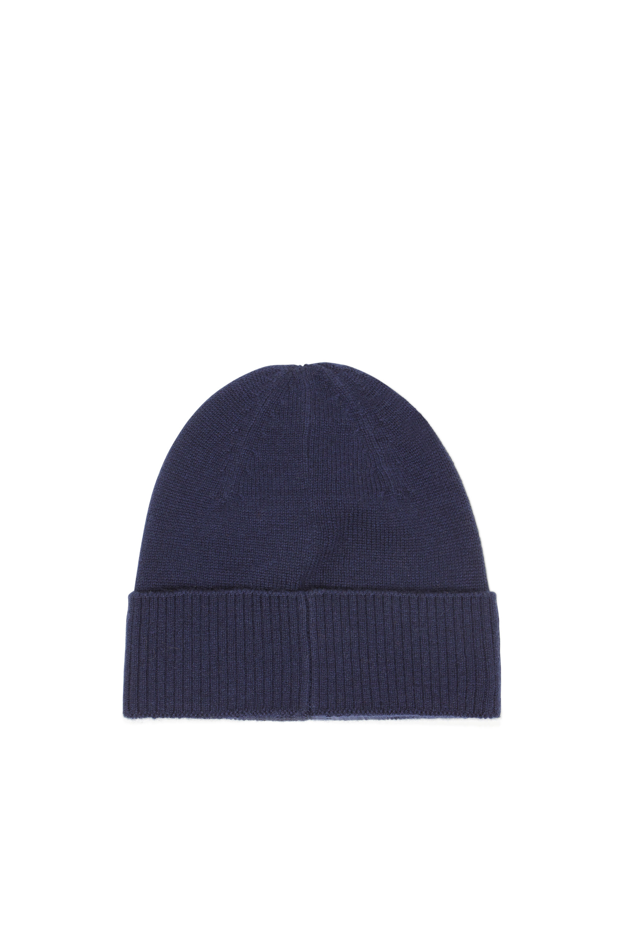 Diesel - K-REV, Unisex Beanie with embroidered Oval D patch in Blue - Image 2