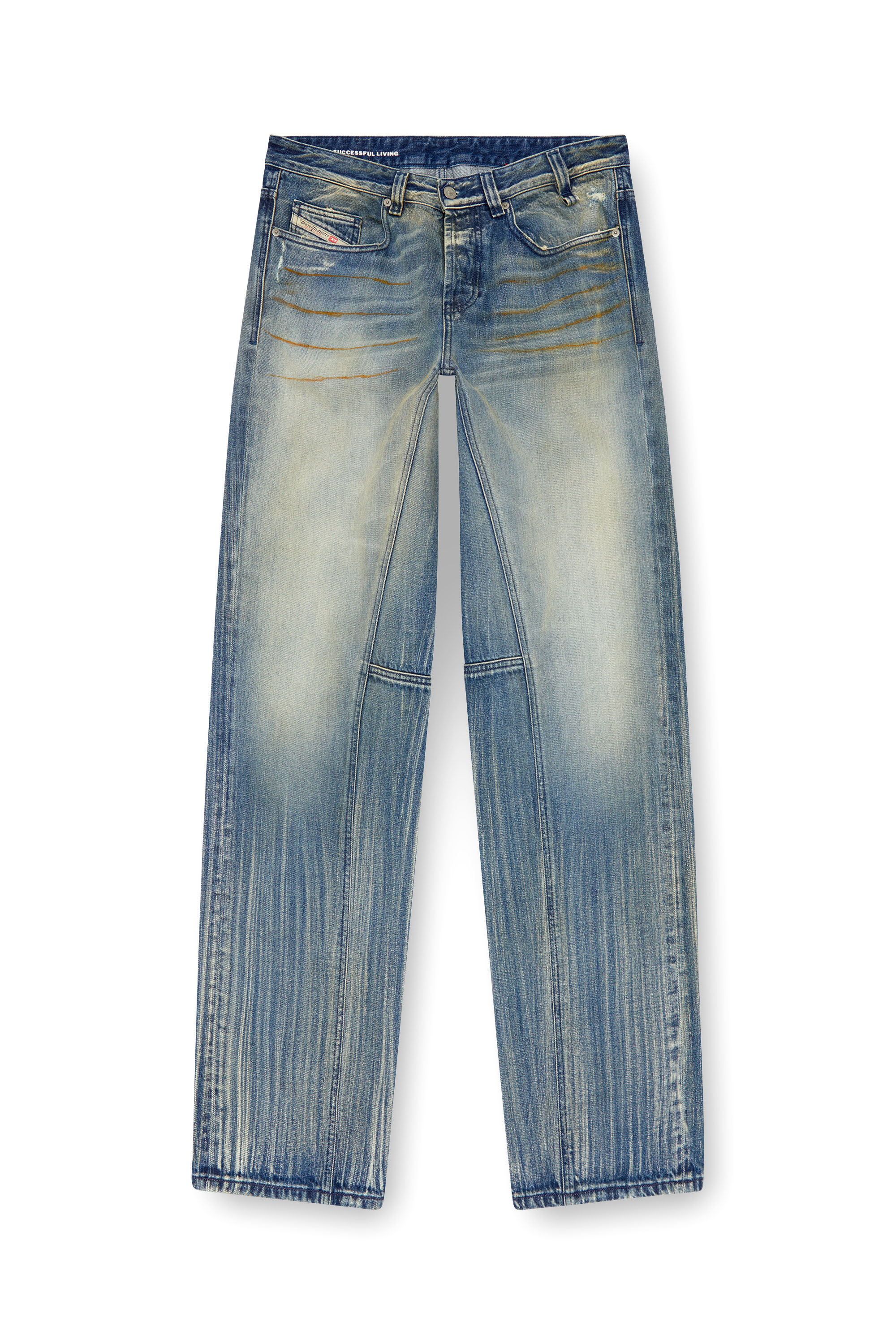 Diesel - Man's Straight Jeans 2001 D-Macro 09I97, Medium blue - 3