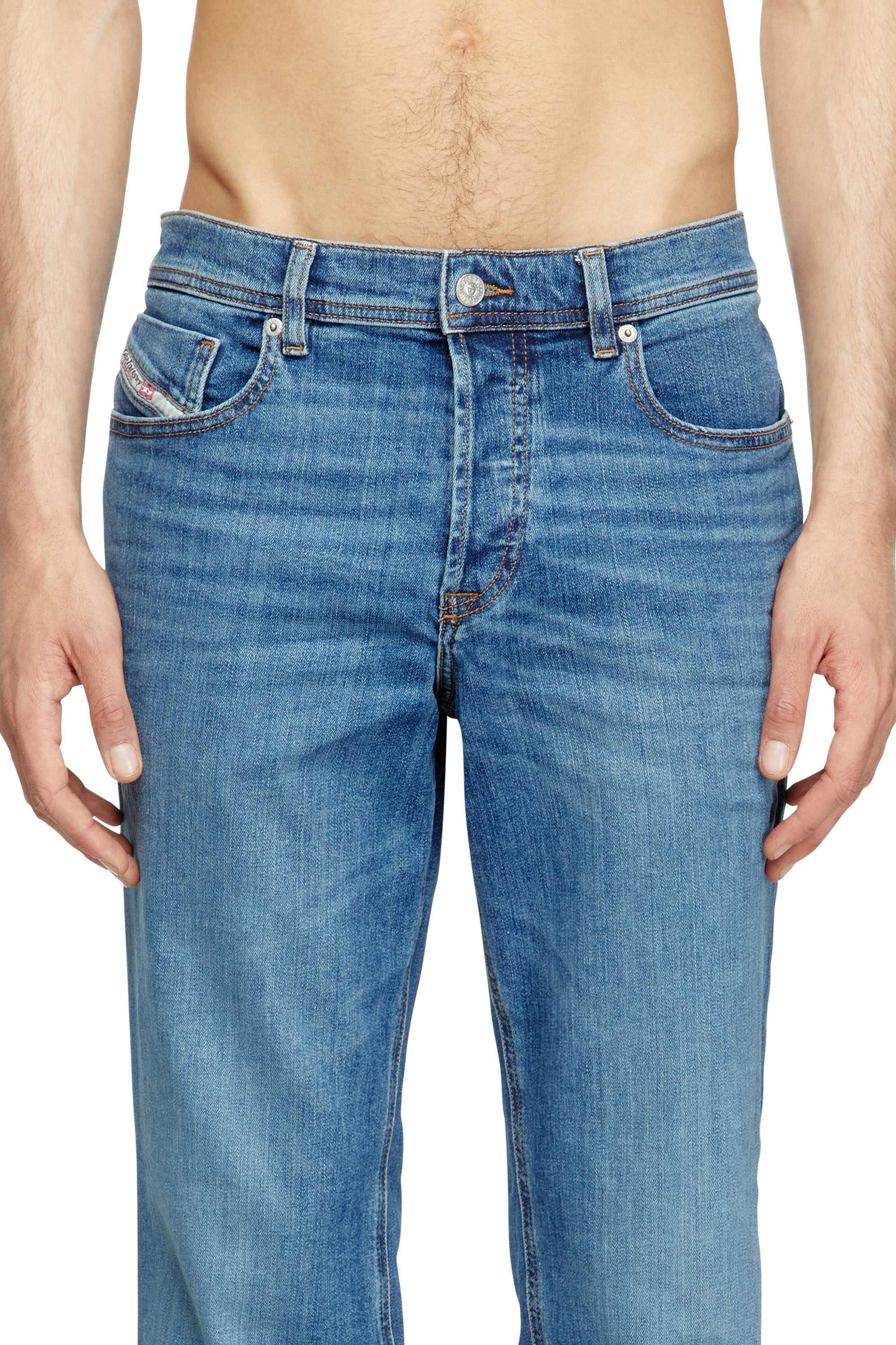 Diesel - Man's Regular Jeans 2023 D-Finitive 0KIAL, Light Blue - 5