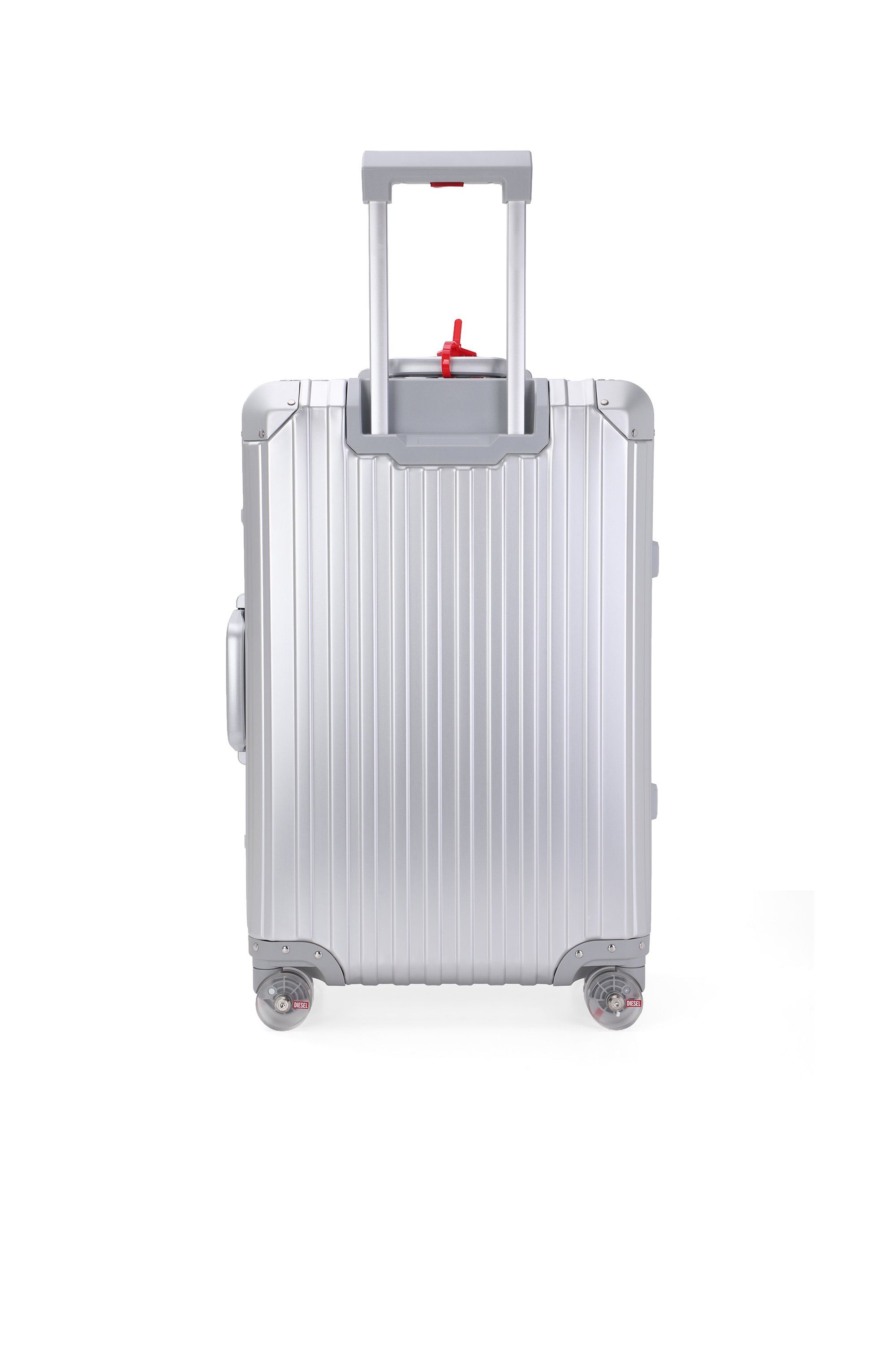 Diesel - DIESEL ALUMINUM TROLLEY- DSL002, Unisex's Aluminum suitcase size M in Silver - 2
