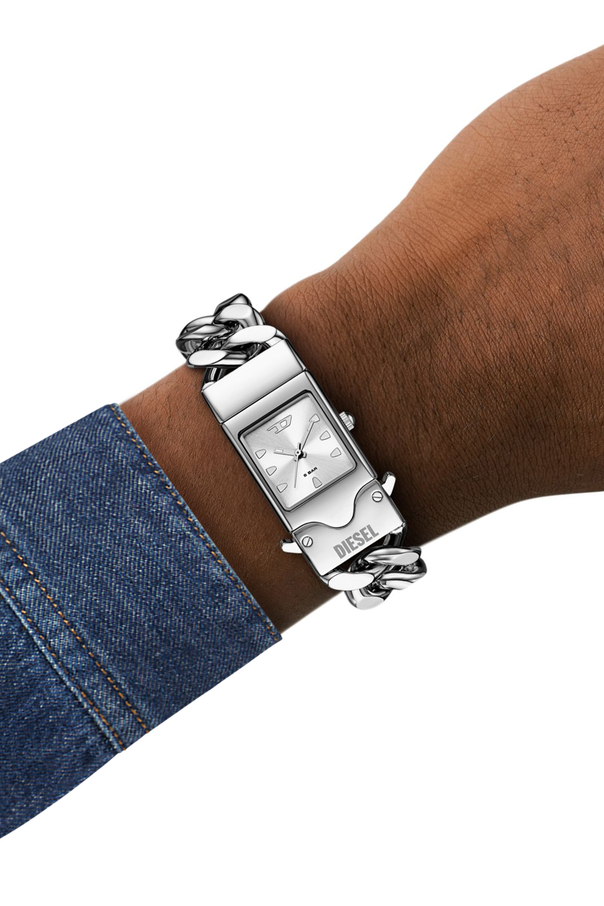 Diesel - DZ2225 WATCH, Unisex's Closer stainless steel watch in Silver - 5